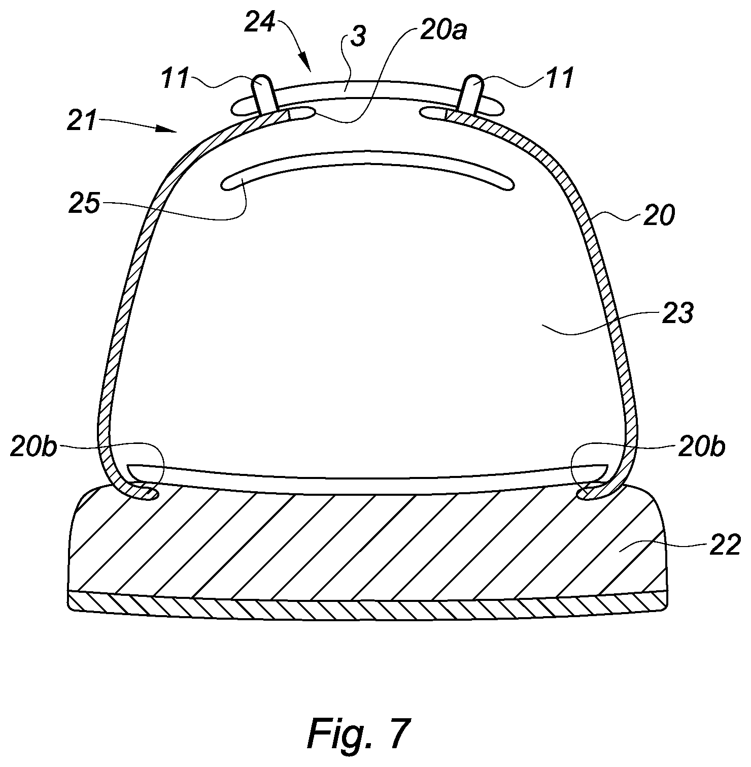 Patent US12297568 Figure 6 – Fabric integrating at least one binding part