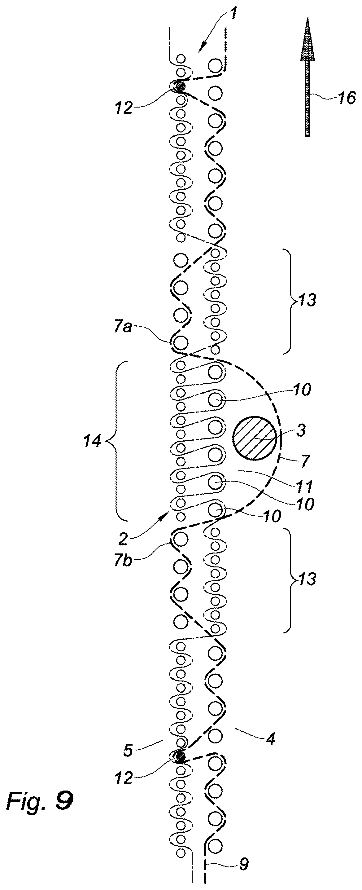 Patent US12297568 Figure 8 – Fabric integrating at least one binding part