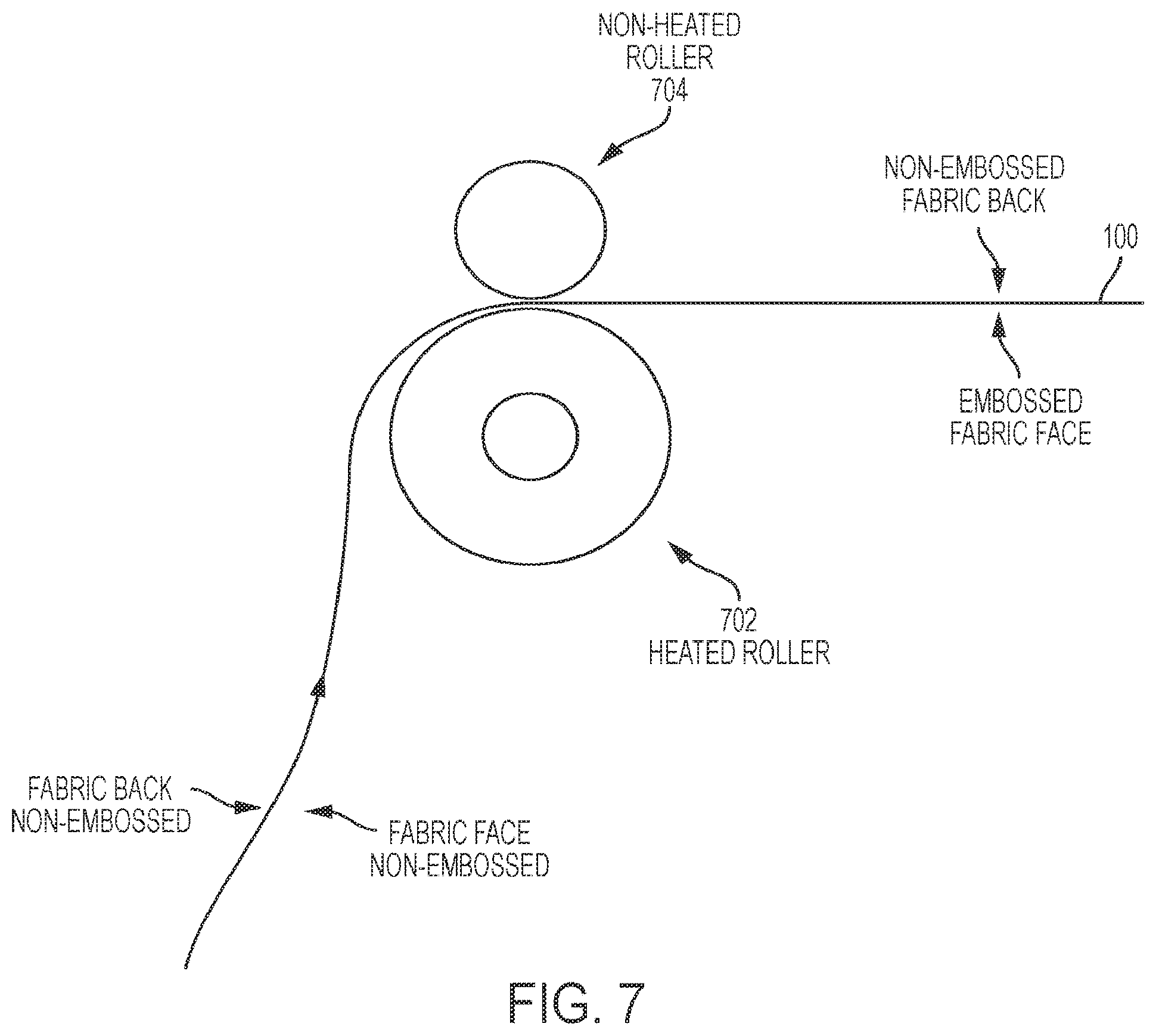 Patent US12297570 Figure 7 – Dual function absorbing and cooling textile