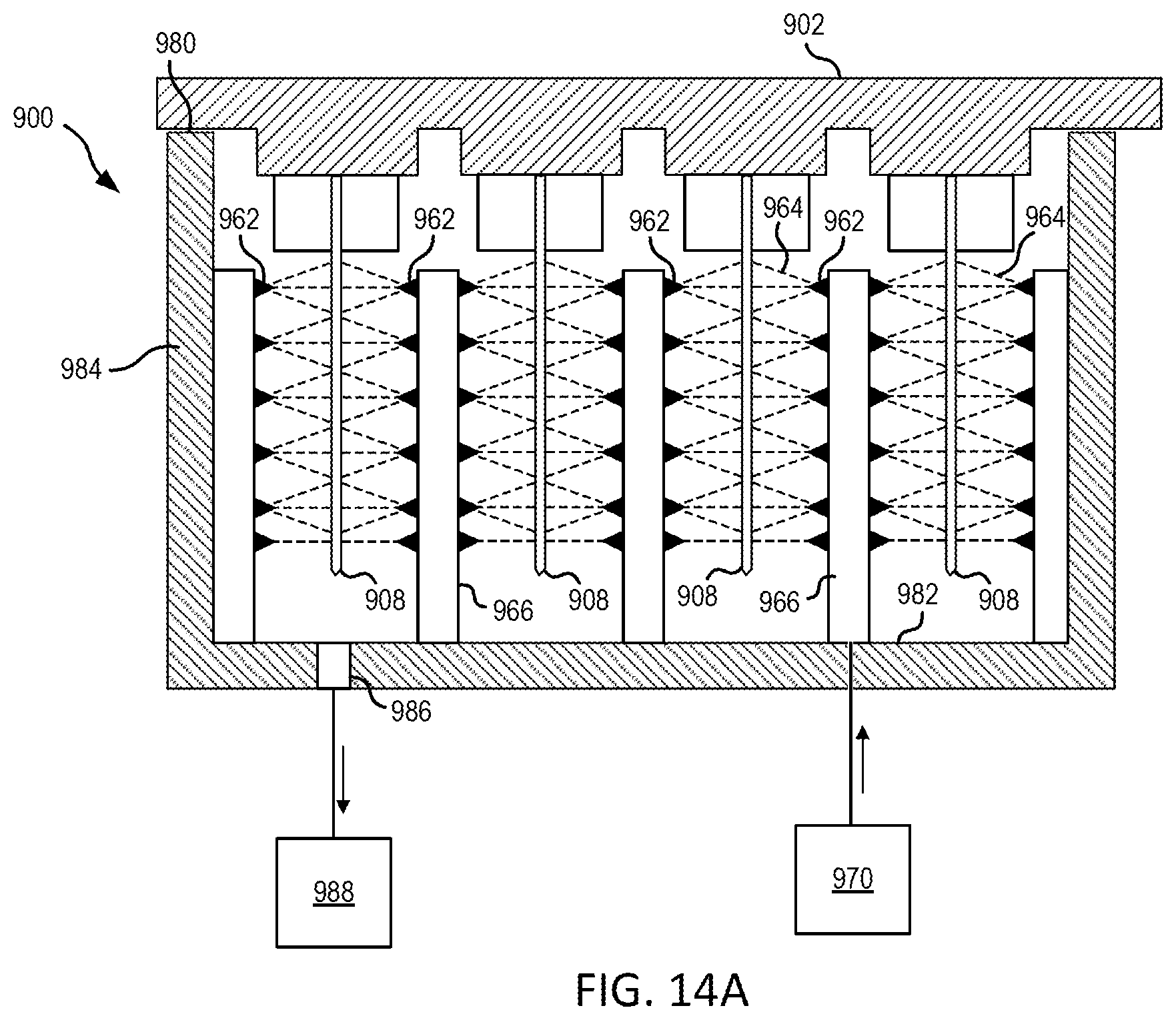Patent US12297571 Figure 11 – Systems and methods for spray cleaning needles for through thickness reinforcement of resin-infused fabrics