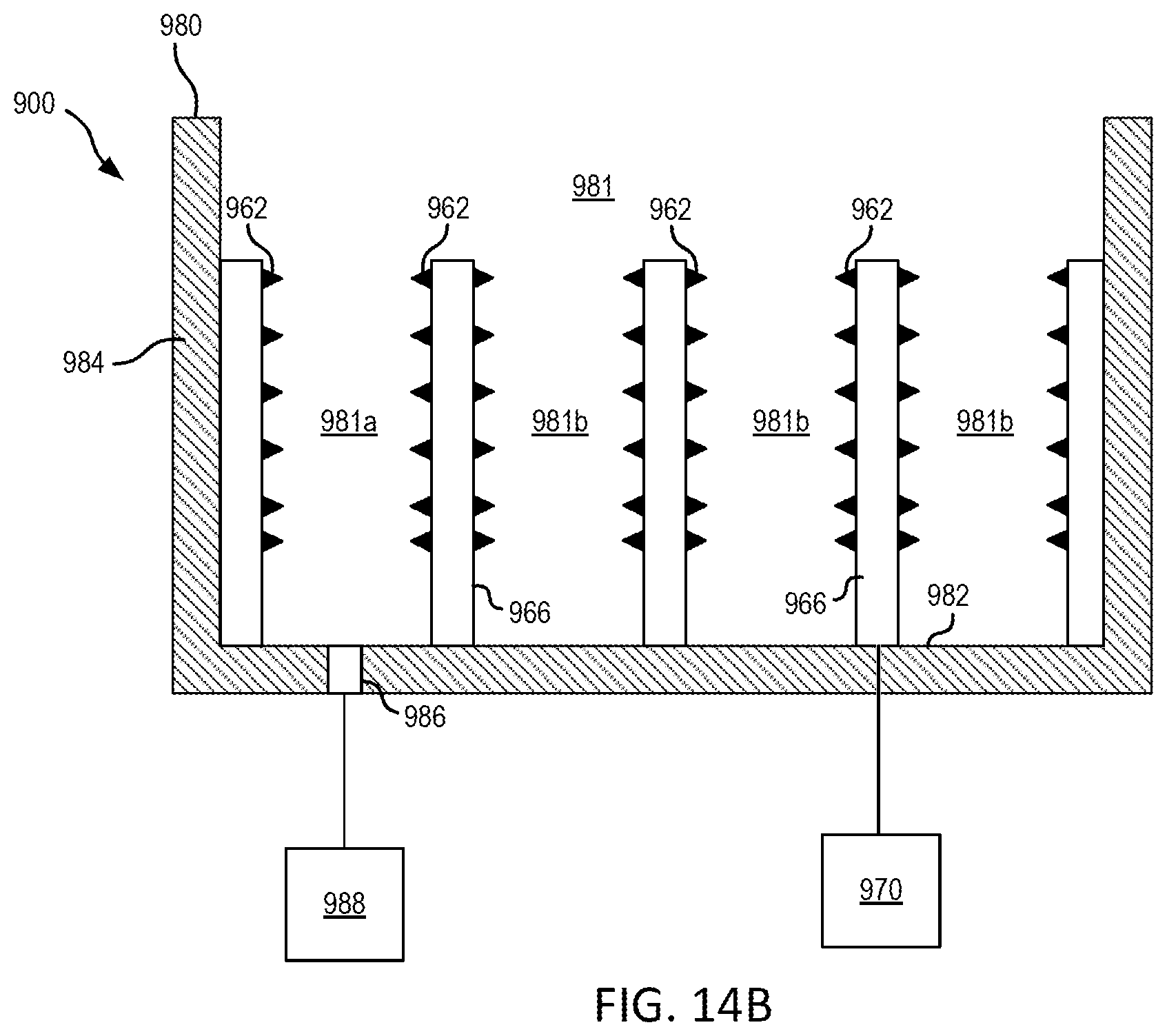Patent US12297571 Figure 12 – Systems and methods for spray cleaning needles for through thickness reinforcement of resin-infused fabrics