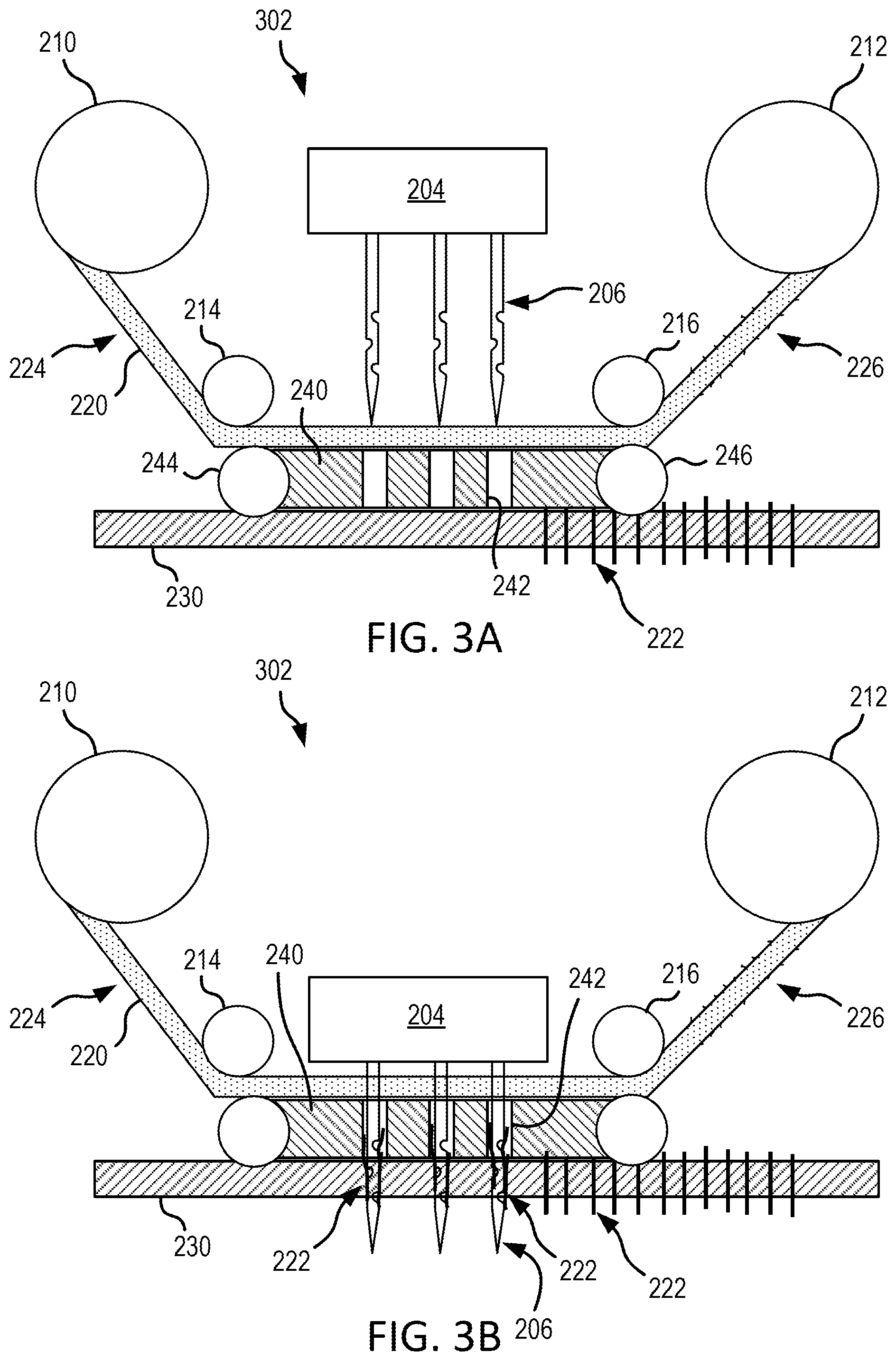 Patent US12297573 Figure 4 – Systems and methods for through thickness reinforcement using roll-to-roll veil cloth