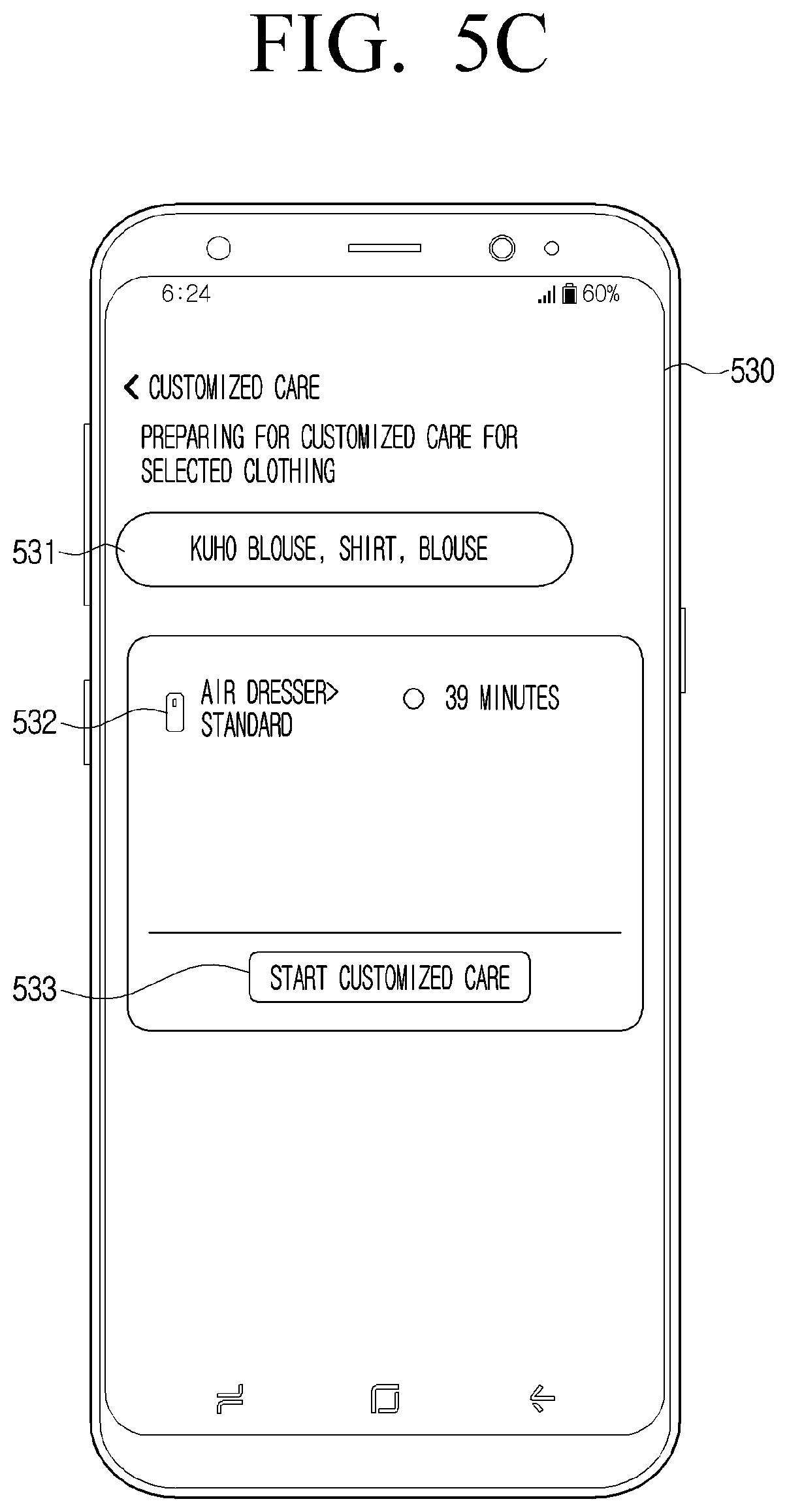 Patent US12297578 Figure 8 – Electronic apparatus and control method for identifying a care course and care order of clothing care devices