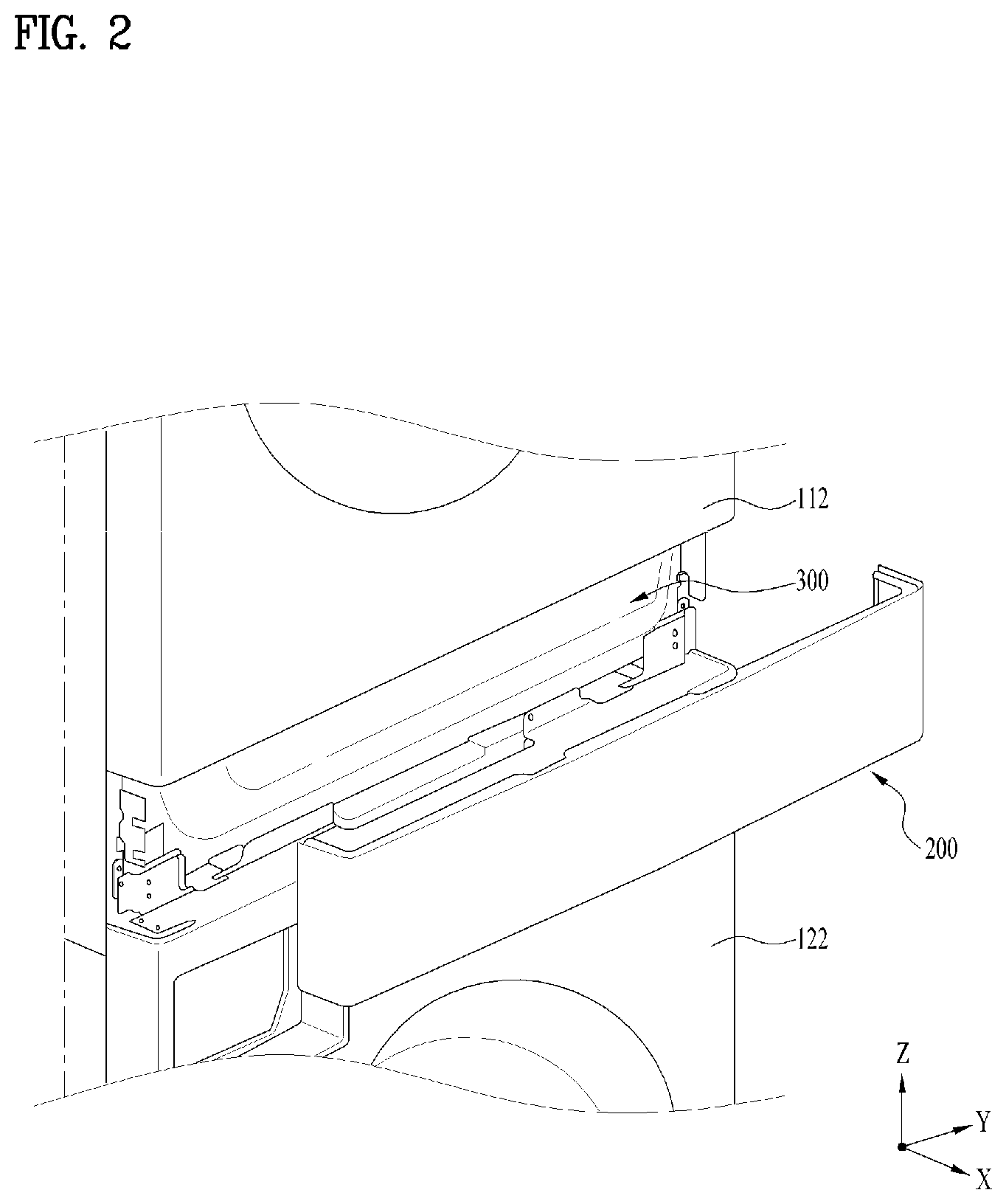 Patent US12297580 Figure 2 – Laundry treating apparatus