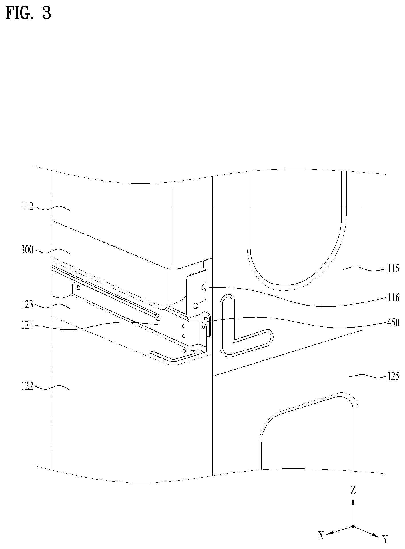 Patent US12297580 Figure 3 – Laundry treating apparatus