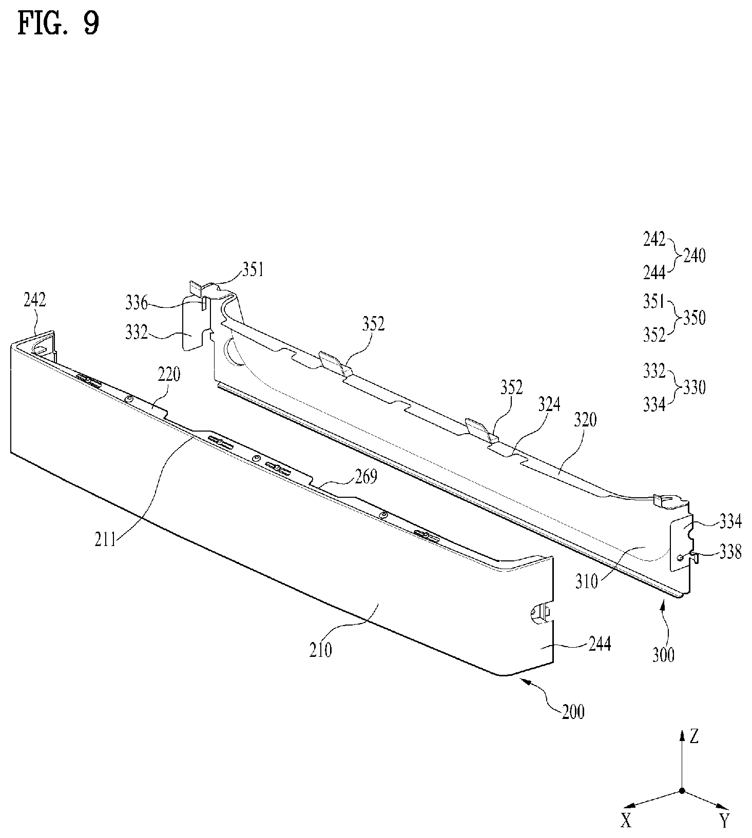 Patent US12297580 Figure 9 – Laundry treating apparatus