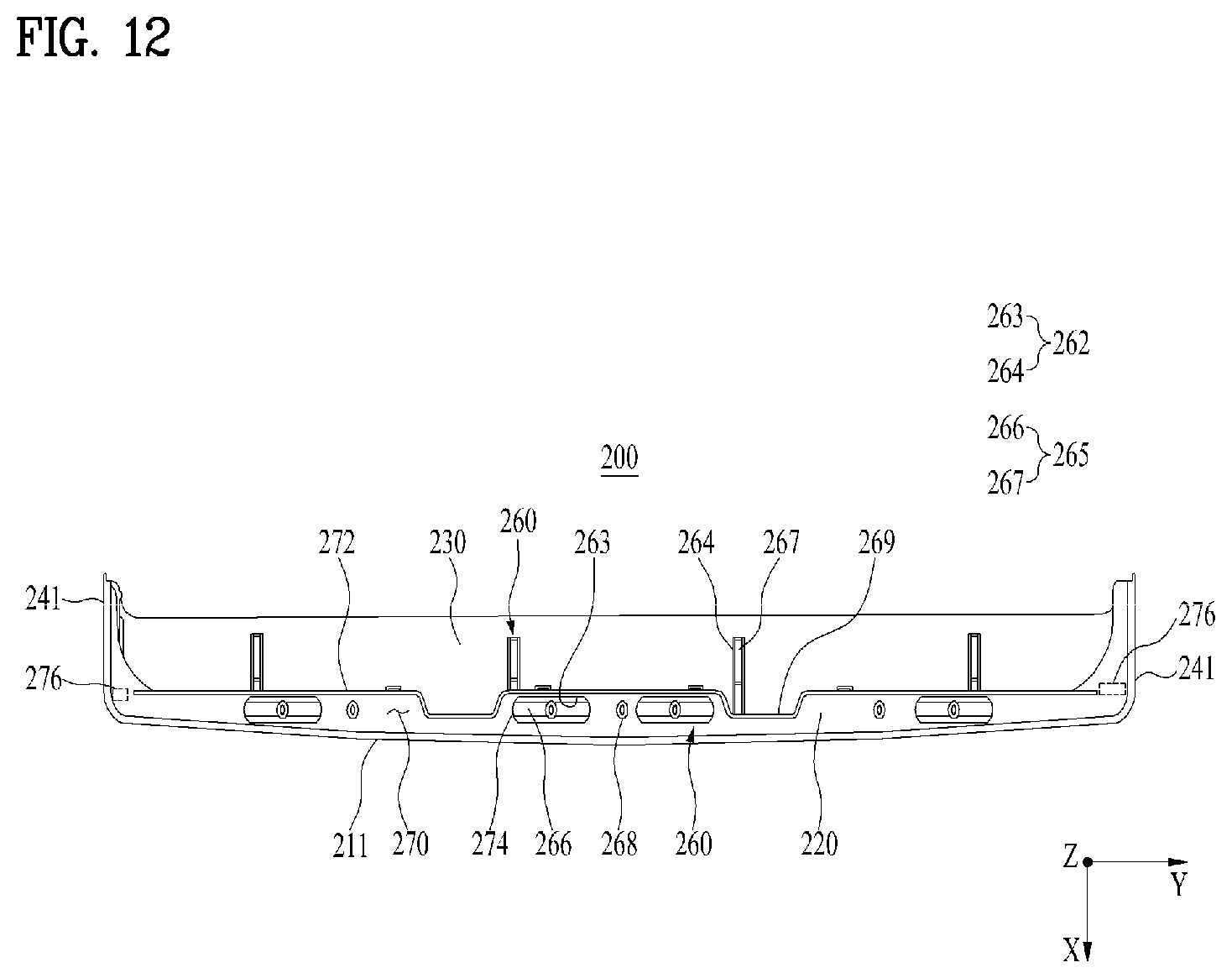 Patent US12297580 Figure 12 – Laundry treating apparatus