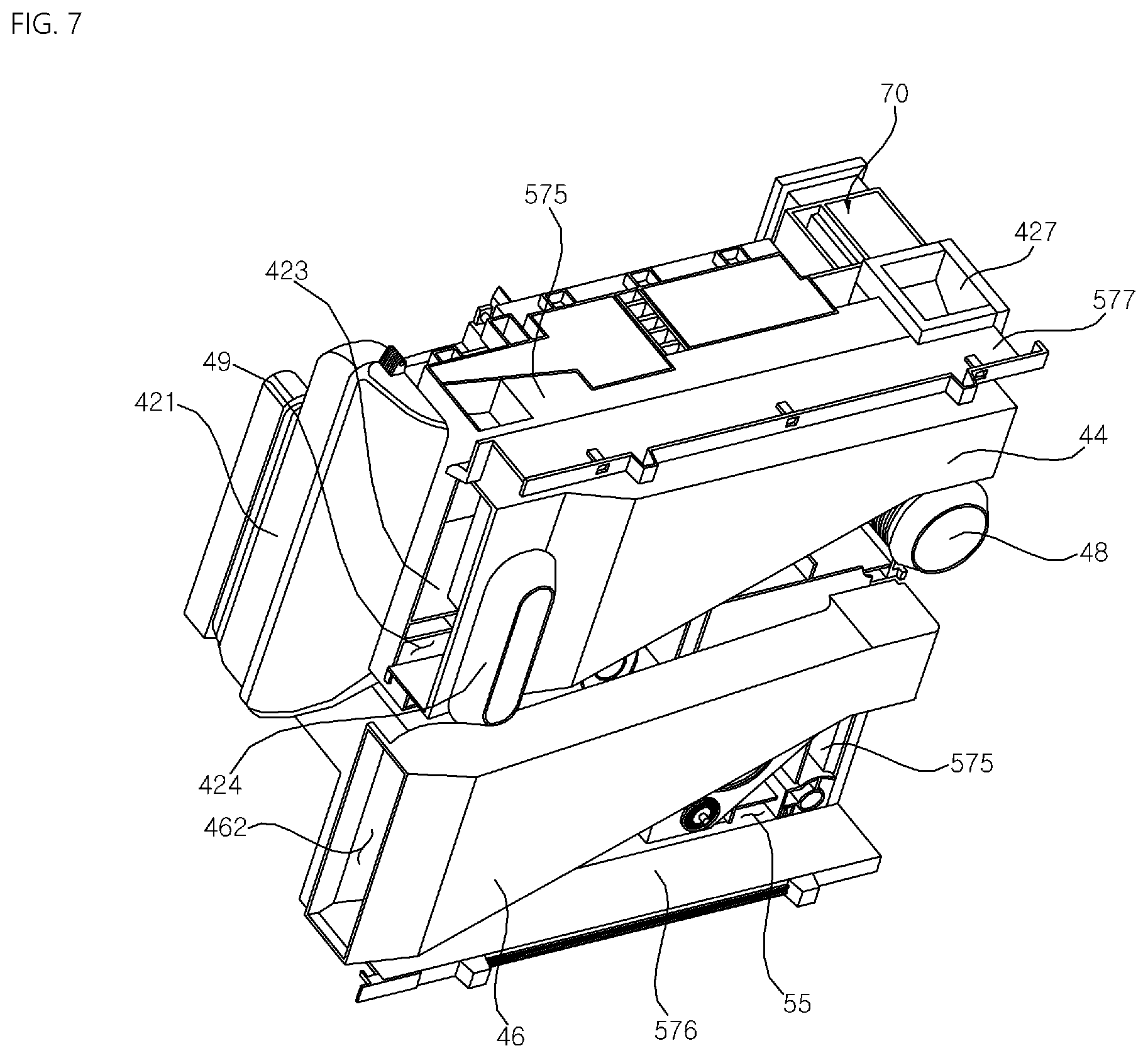 Patent US12297582 Figure 7 – Laundry treating apparatus