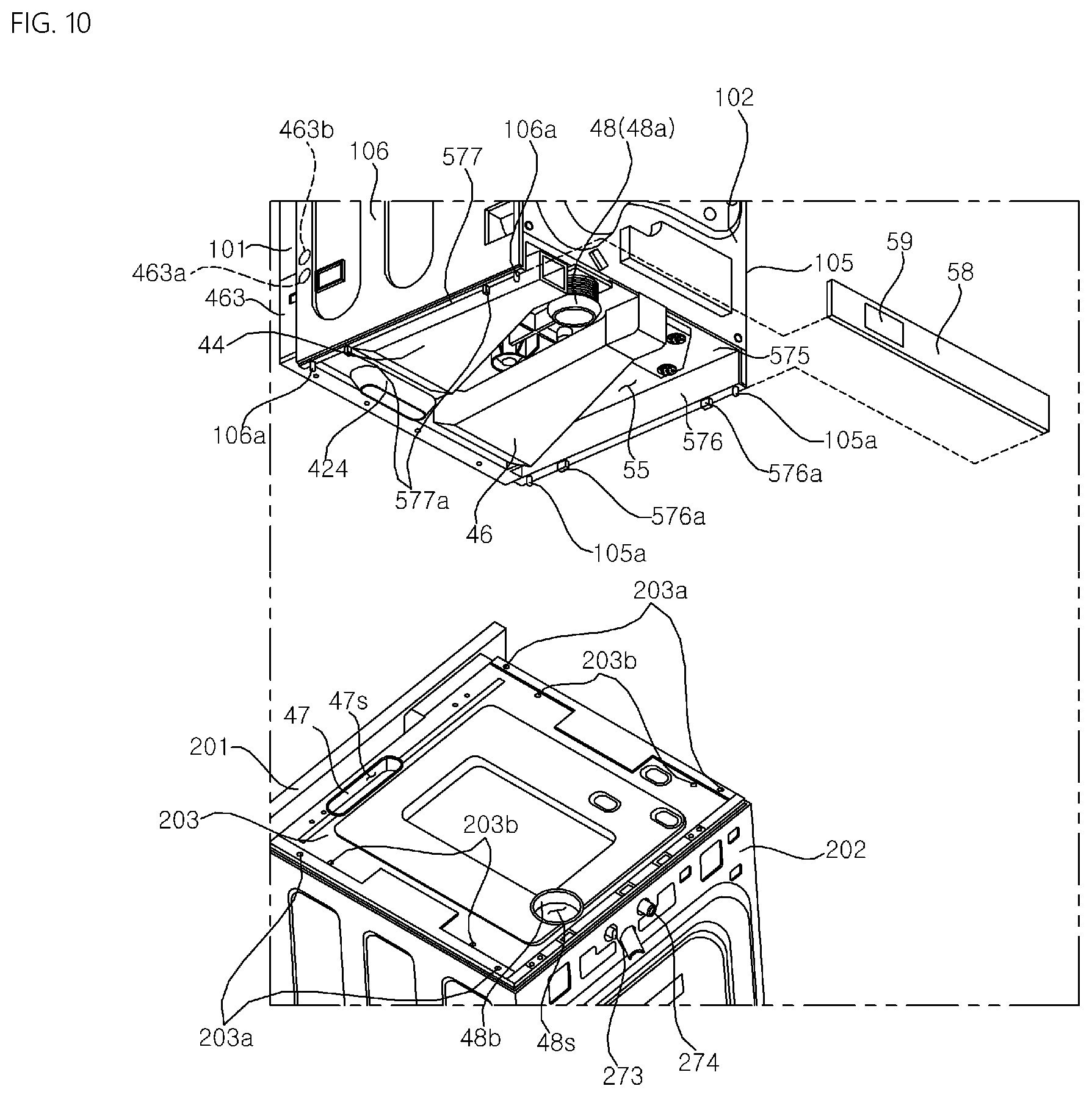 Patent US12297582 Figure 11 – Laundry treating apparatus