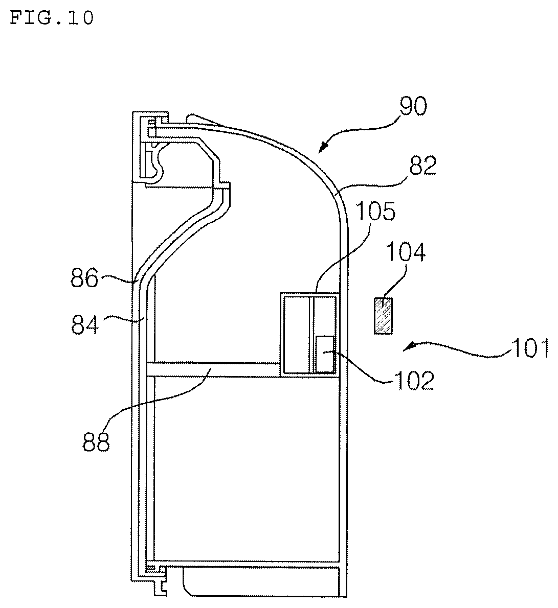 Patent US12297583 Figure 7 – Clothes treatment apparatus