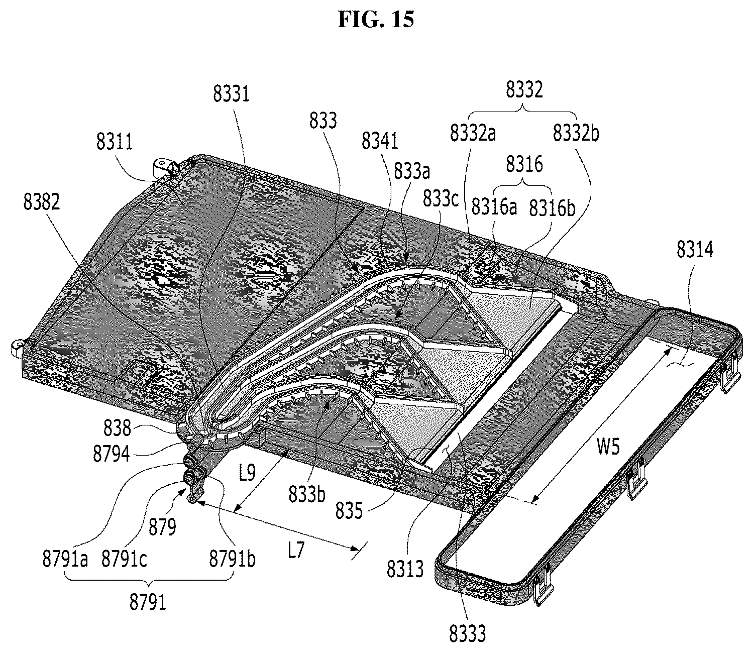 Patent US12297585 Figure 17 – Laundry treating apparatus