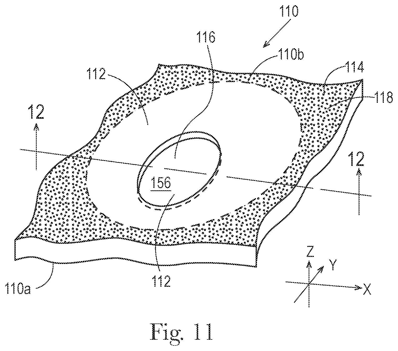 Patent US12297596 Figure 8 – Mask and papermaking belt made therefrom