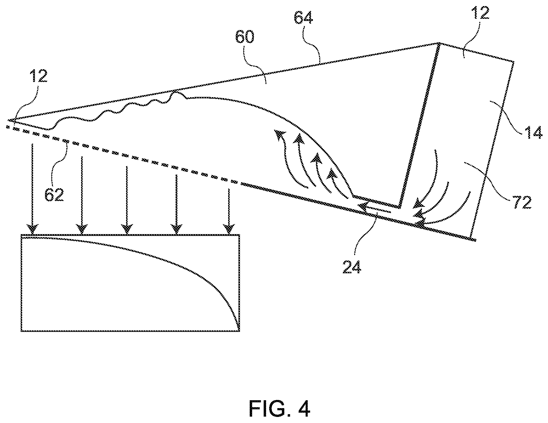 Patent US12297599 Figure 4 – Process and system for reorienting fibers in a foam forming process