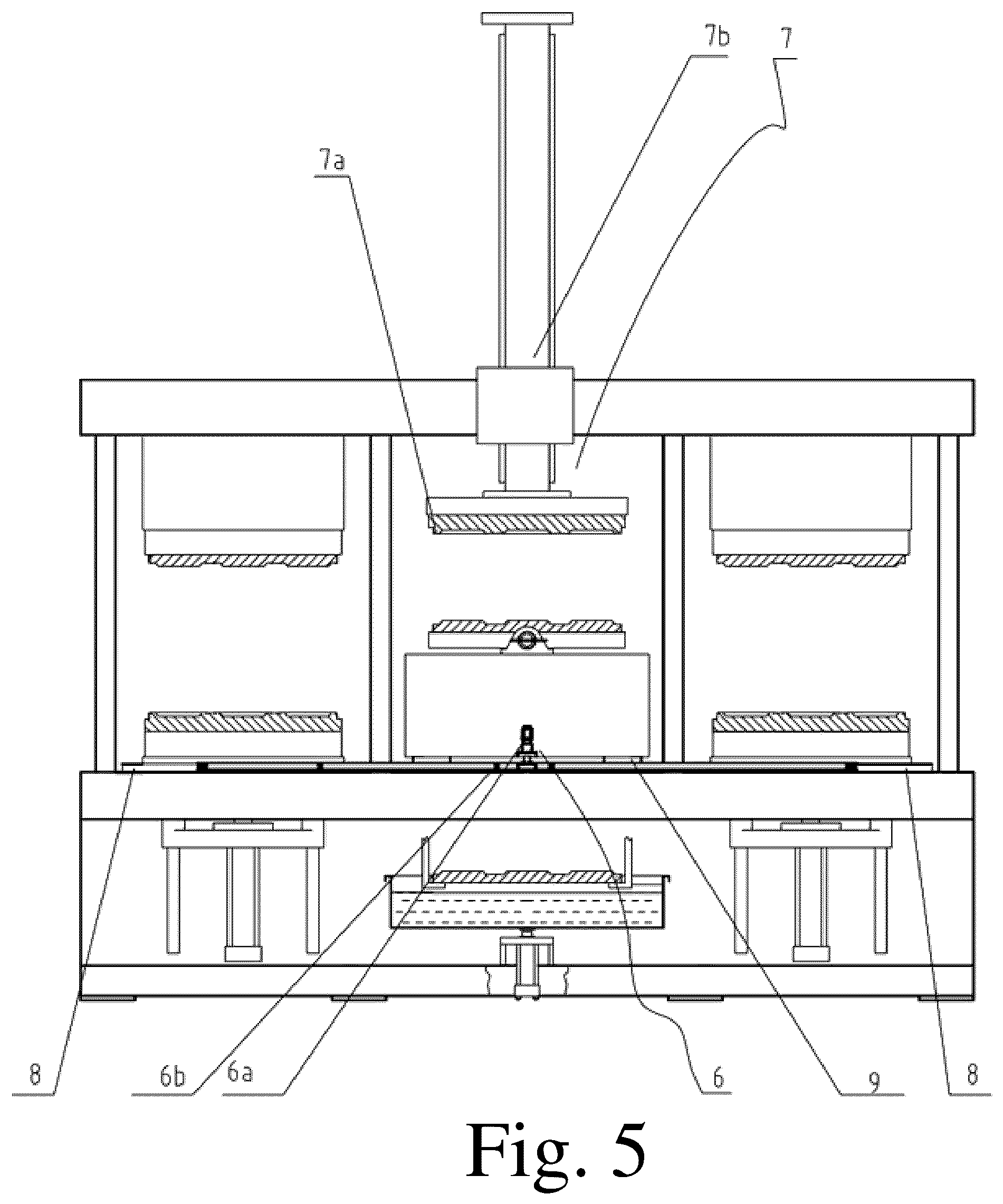 Patent US12297603 Figure 12 – Wet blank flipping method for manufacturing molded pulp products and pulp molding machine