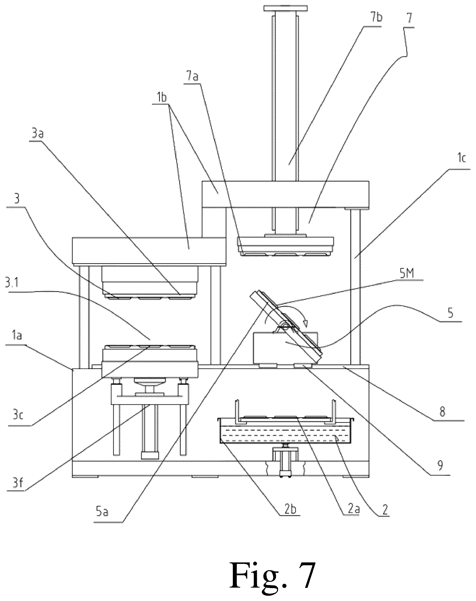 Patent US12297603 Figure 14 – Wet blank flipping method for manufacturing molded pulp products and pulp molding machine