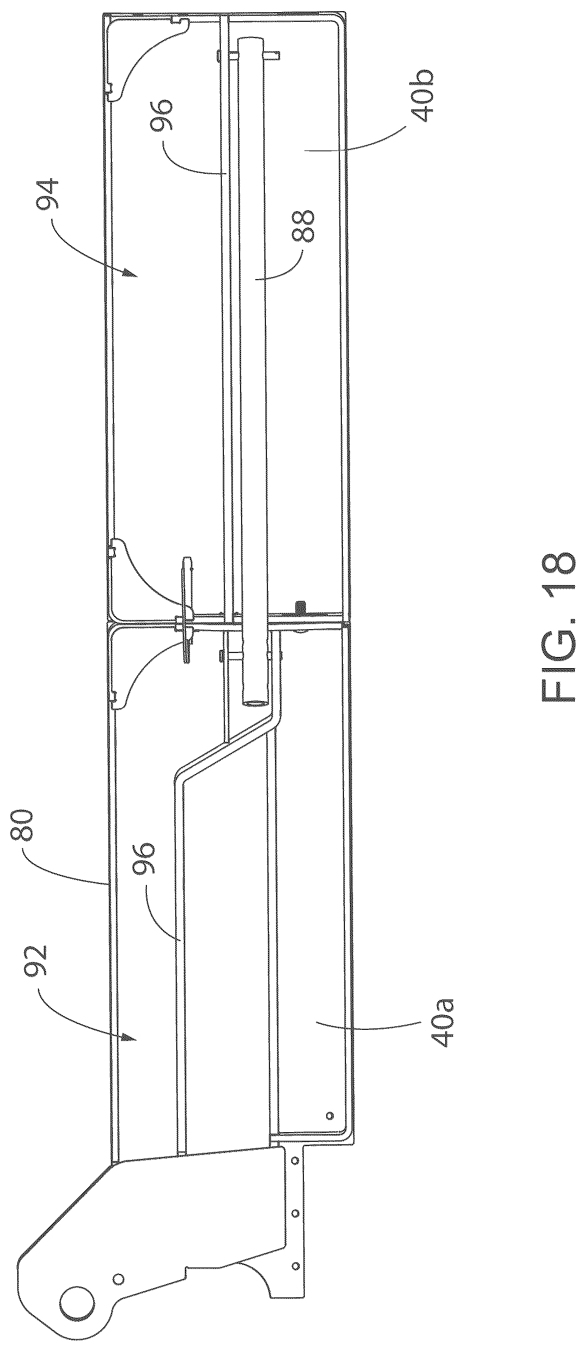 Patent US12297606 Figure 18 – Aggregate spreading device with spreader system