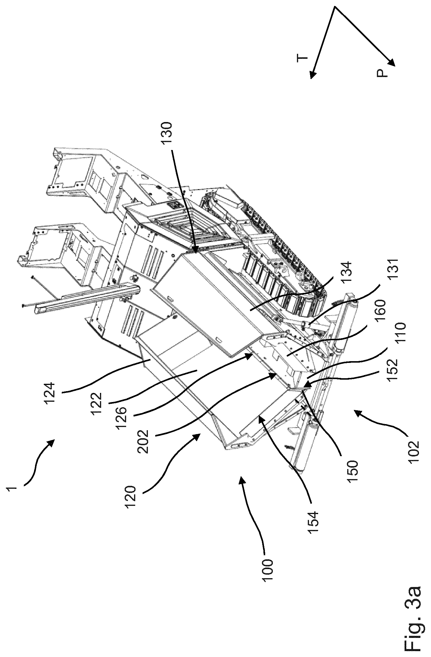 Patent US12297607 Figure 3 – Paver having a hopper