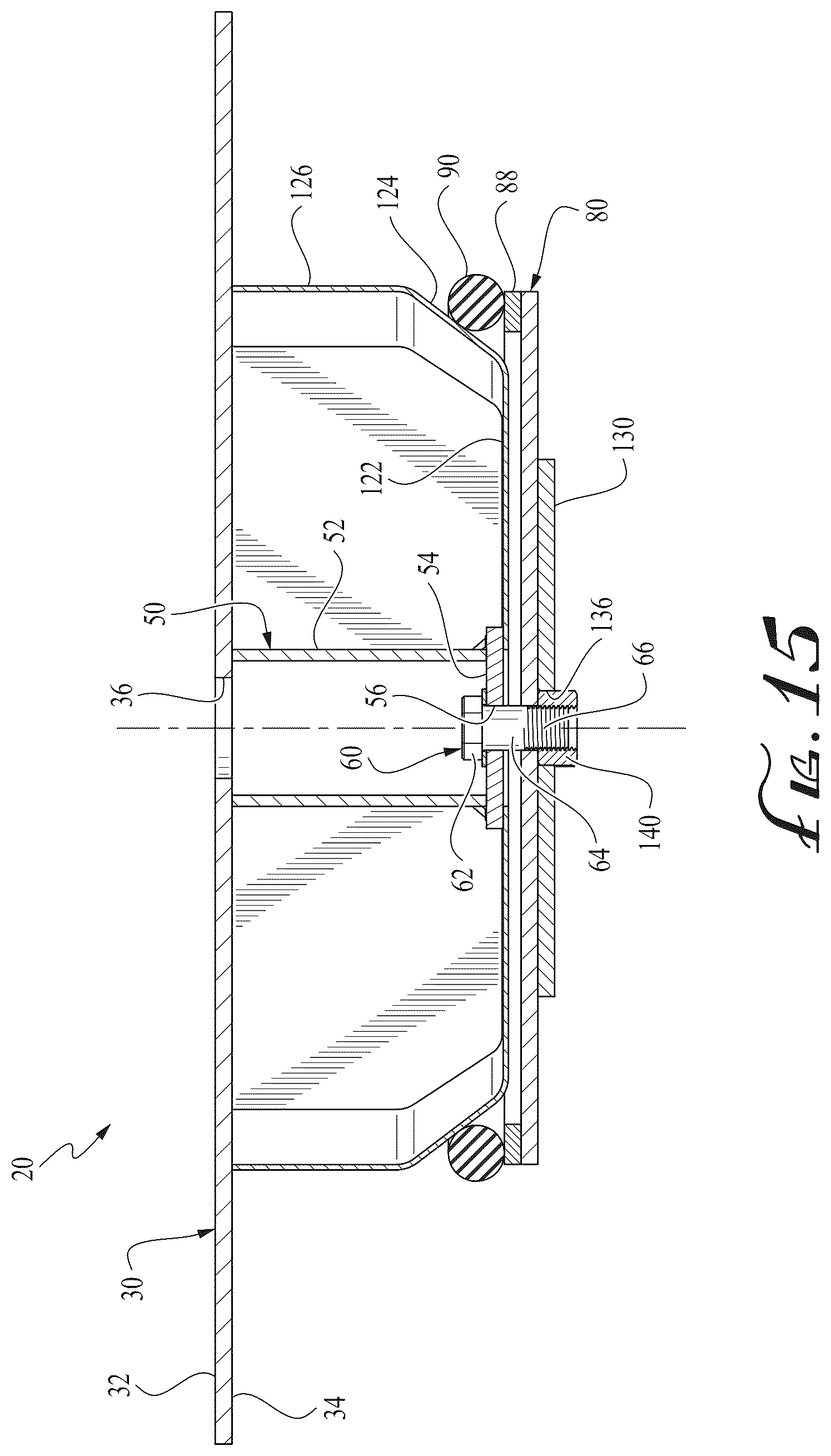 Patent US12297608 Figure 12 – Selectively frictionally engaged hole cover