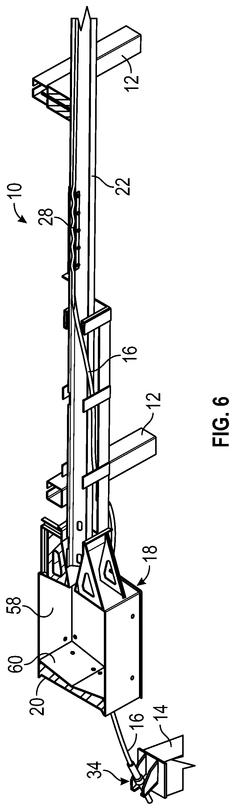 Patent US12297611 Figure 5 – Guardrail terminal