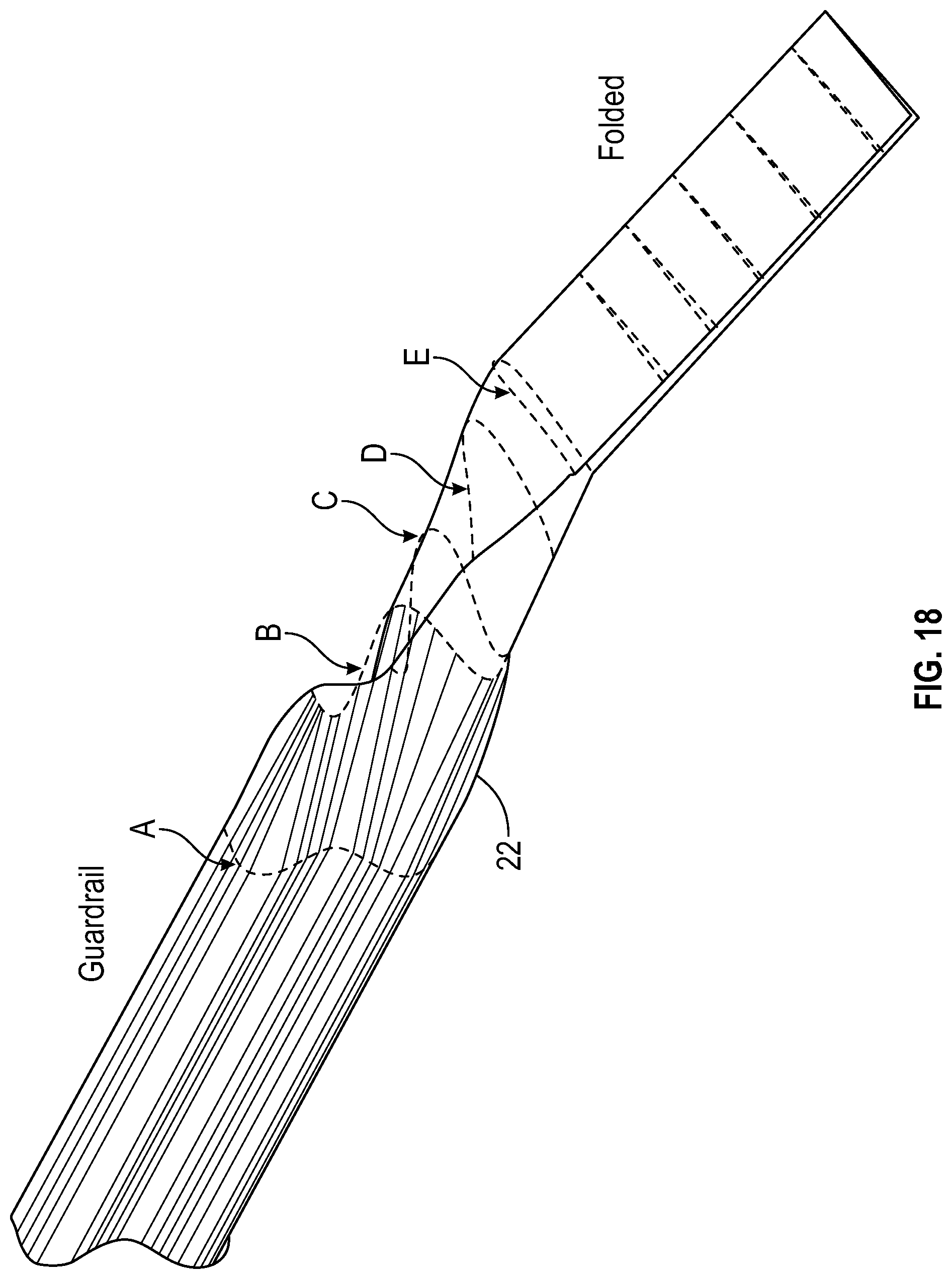 Patent US12297611 Figure 10 – Guardrail terminal