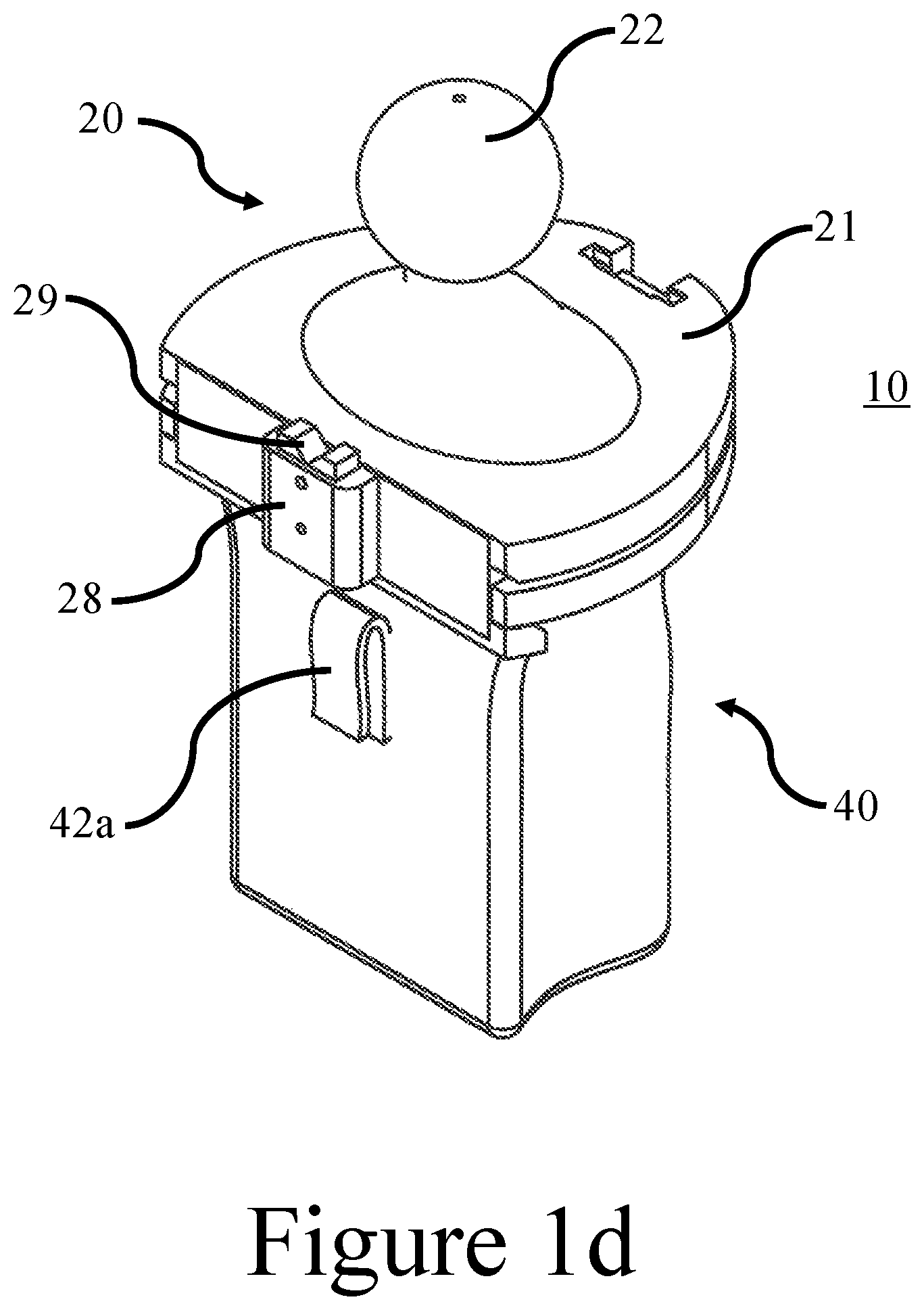 Patent US12297613 Figure 4 – Systems and methods for retrieving, transporting and disposing of pet waste