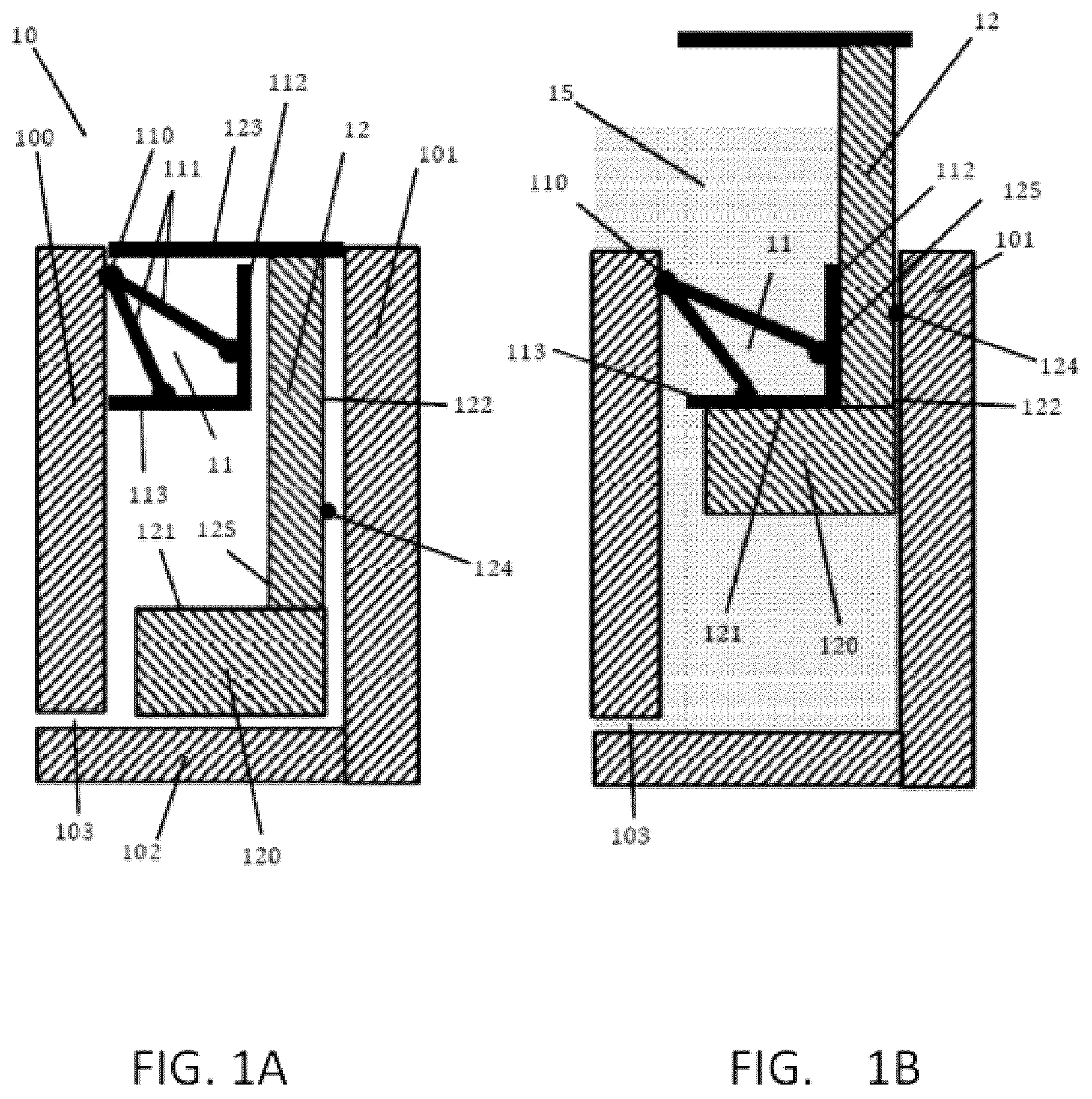Patent US12297615 Figure 1 – Self-closing flood barrier