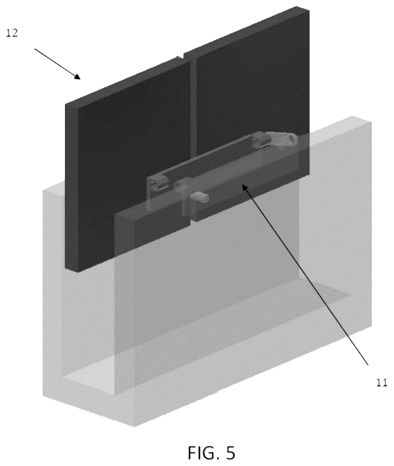 Patent US12297615 Figure 5 – Self-closing flood barrier