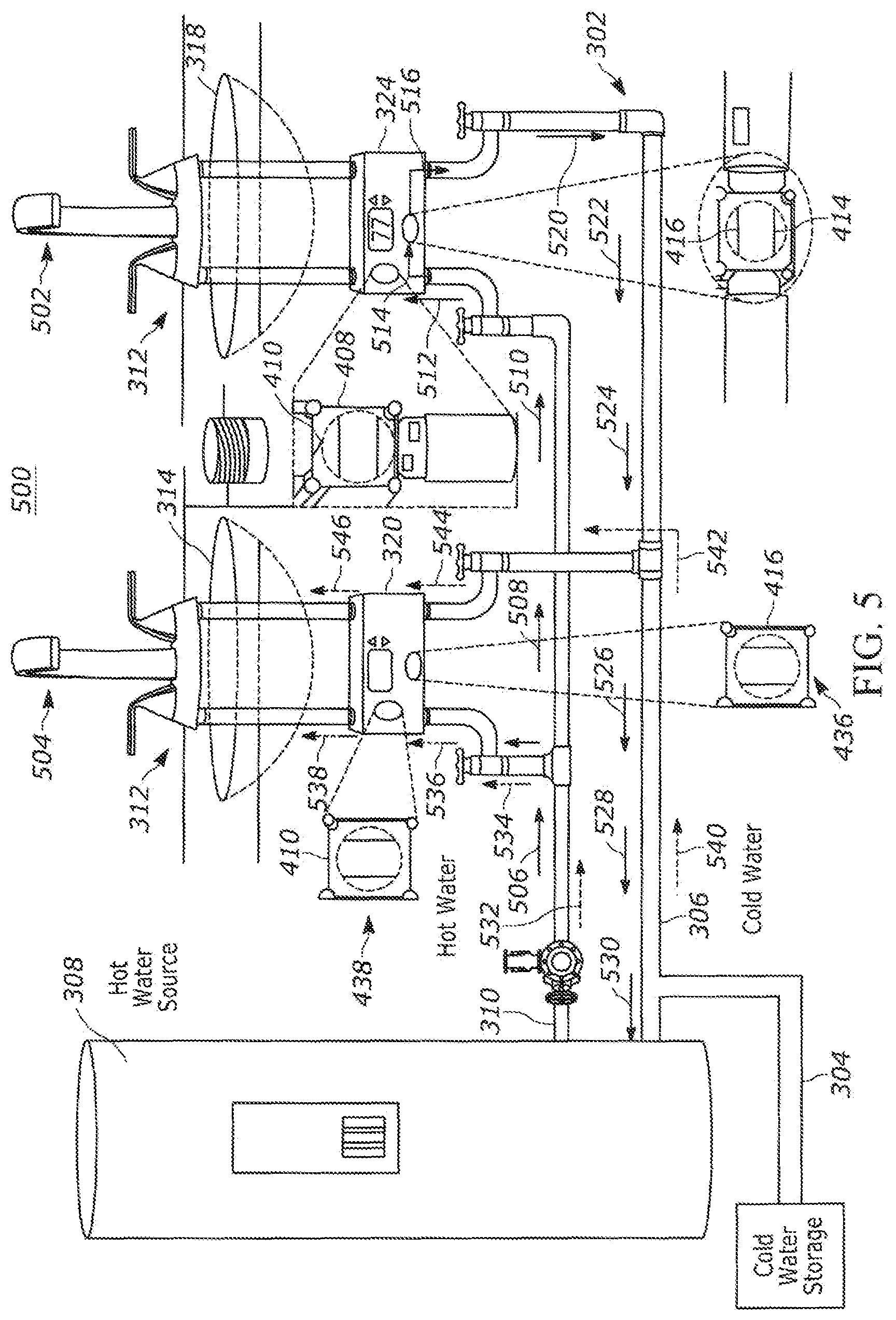 Patent US12297628 Figure 5 – Smart faucet controller and method