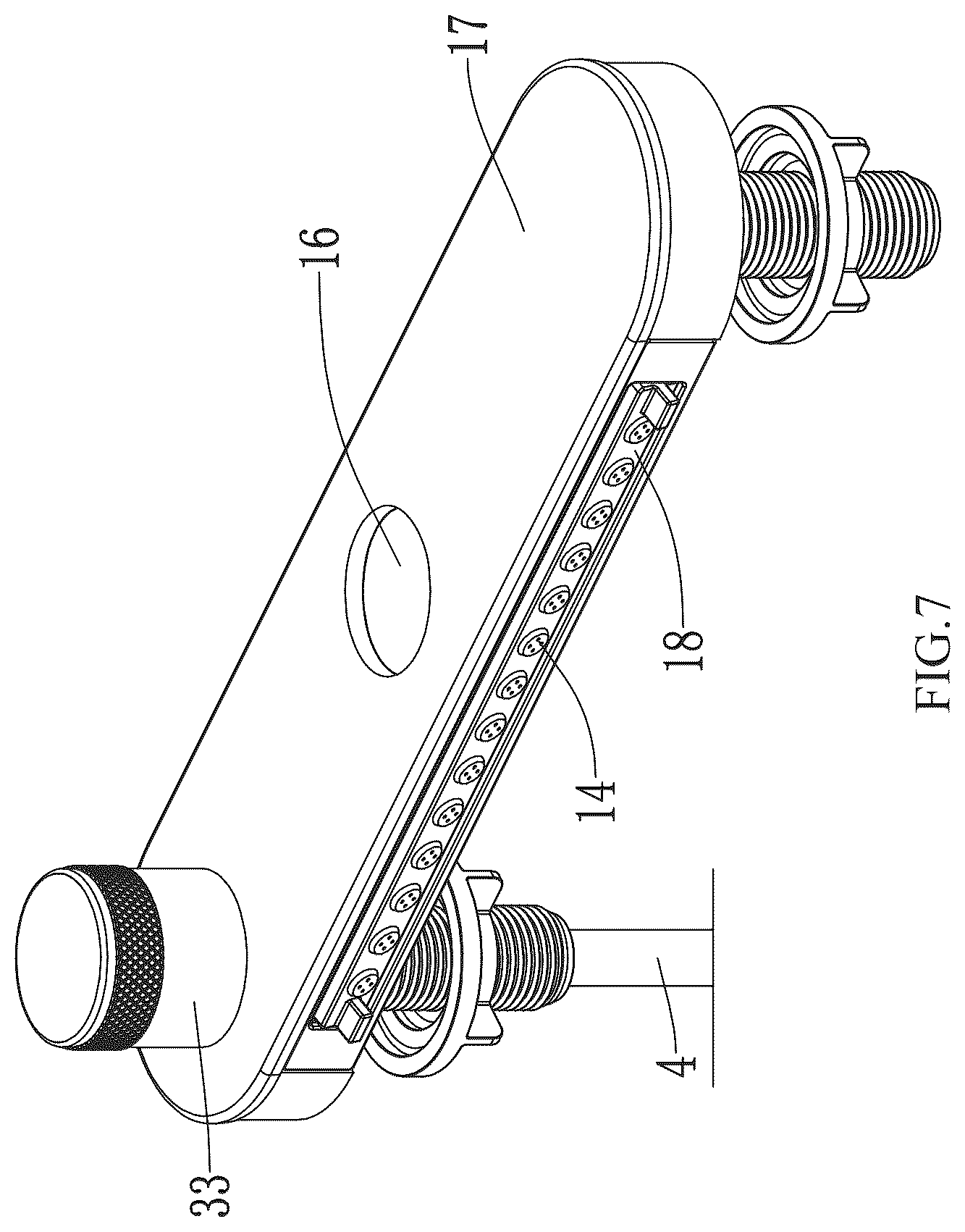 Patent US12297629 Figure 7 – Water outlet panel, water outlet panel assembly configured to be connected to faucet, and faucet