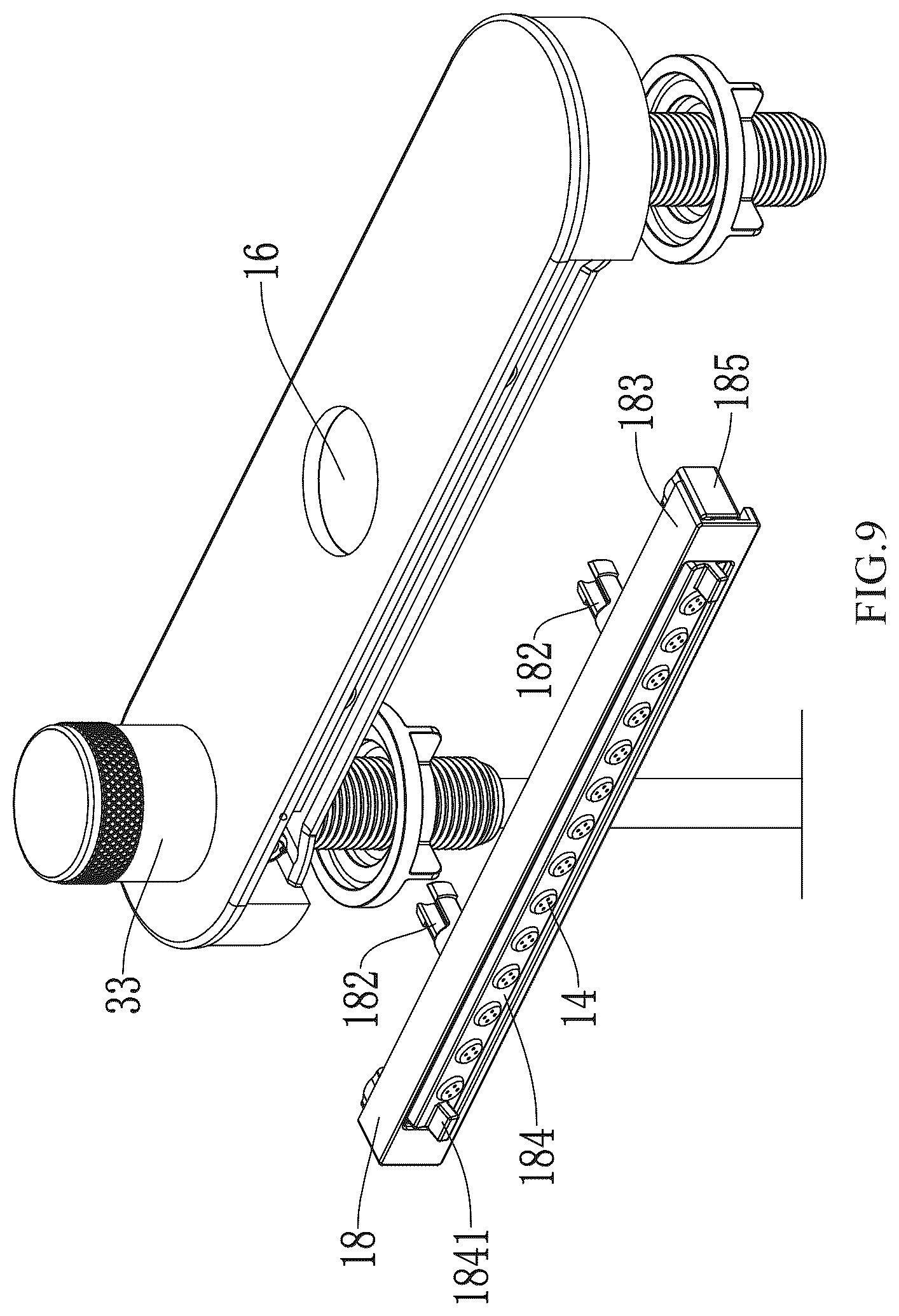 Patent US12297629 Figure 9 – Water outlet panel, water outlet panel assembly configured to be connected to faucet, and faucet