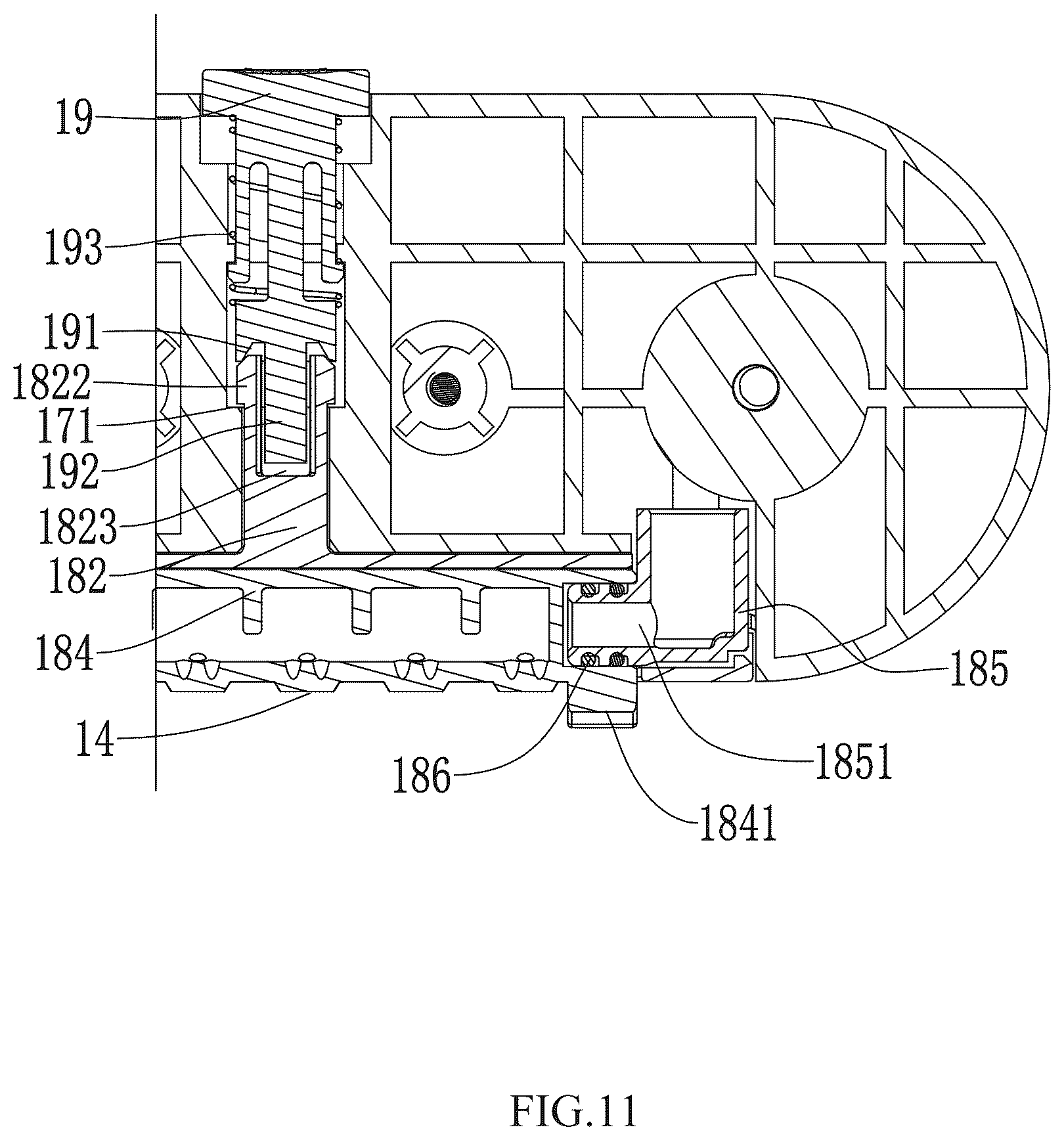 Patent US12297629 Figure 11 – Water outlet panel, water outlet panel assembly configured to be connected to faucet, and faucet