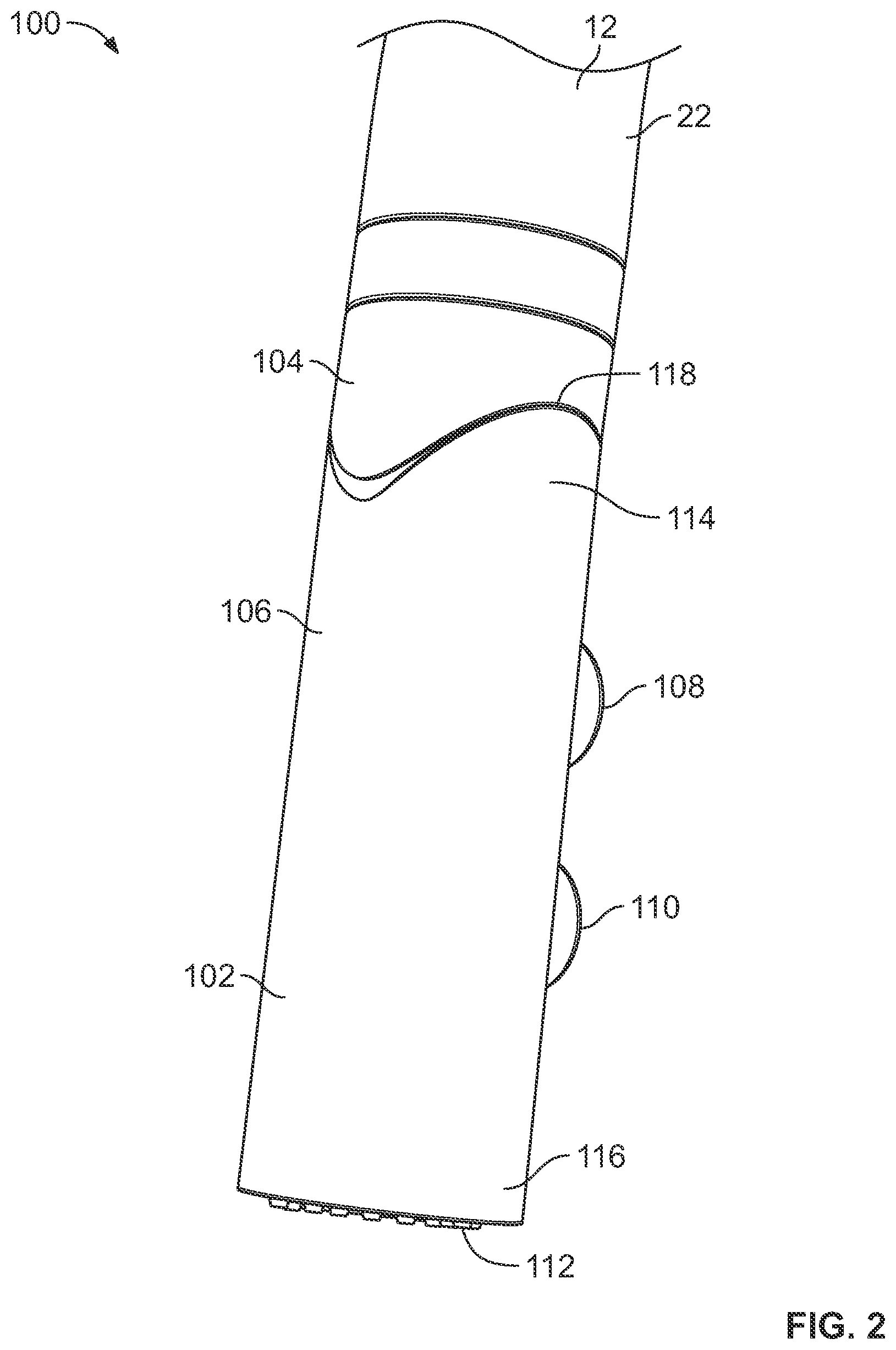 Patent US12297630 Figure 2 – Pivoting spray head faucet