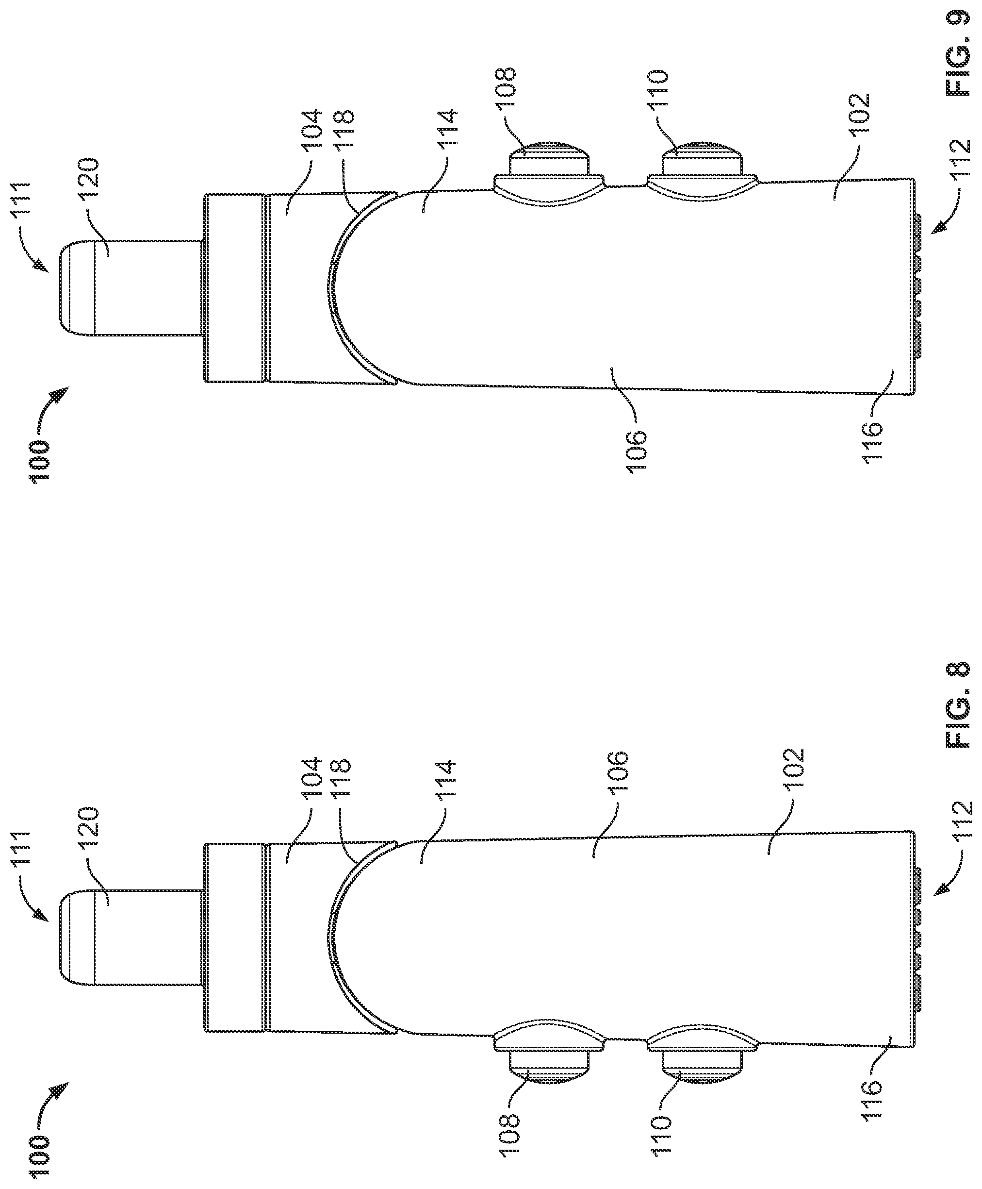 Patent US12297630 Figure 7 – Pivoting spray head faucet