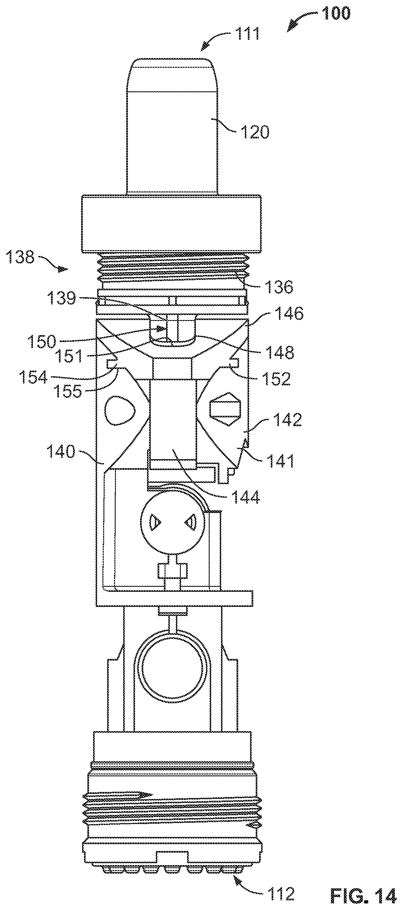 Patent US12297630 Figure 11 – Pivoting spray head faucet