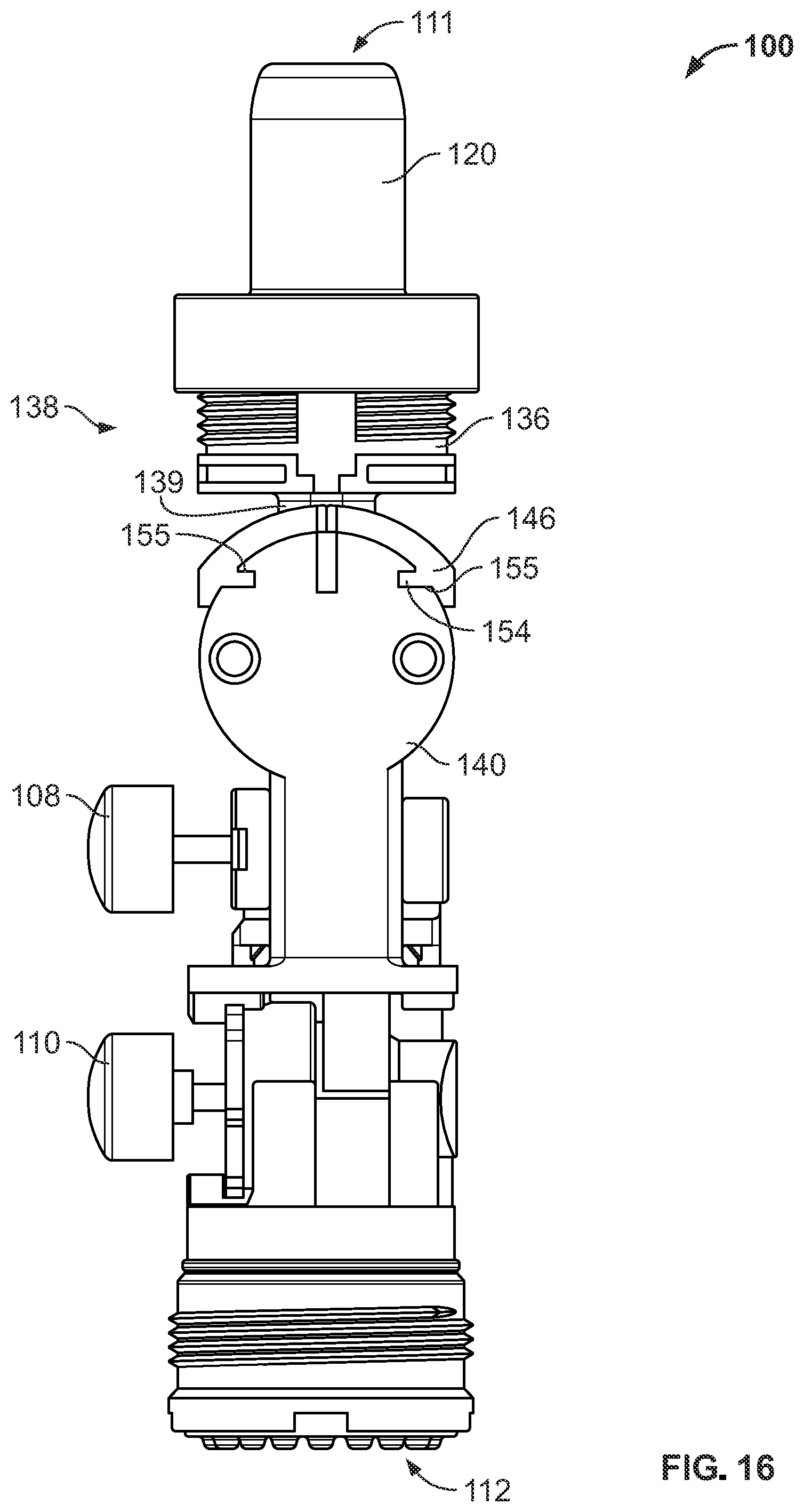 Patent US12297630 Figure 13 – Pivoting spray head faucet