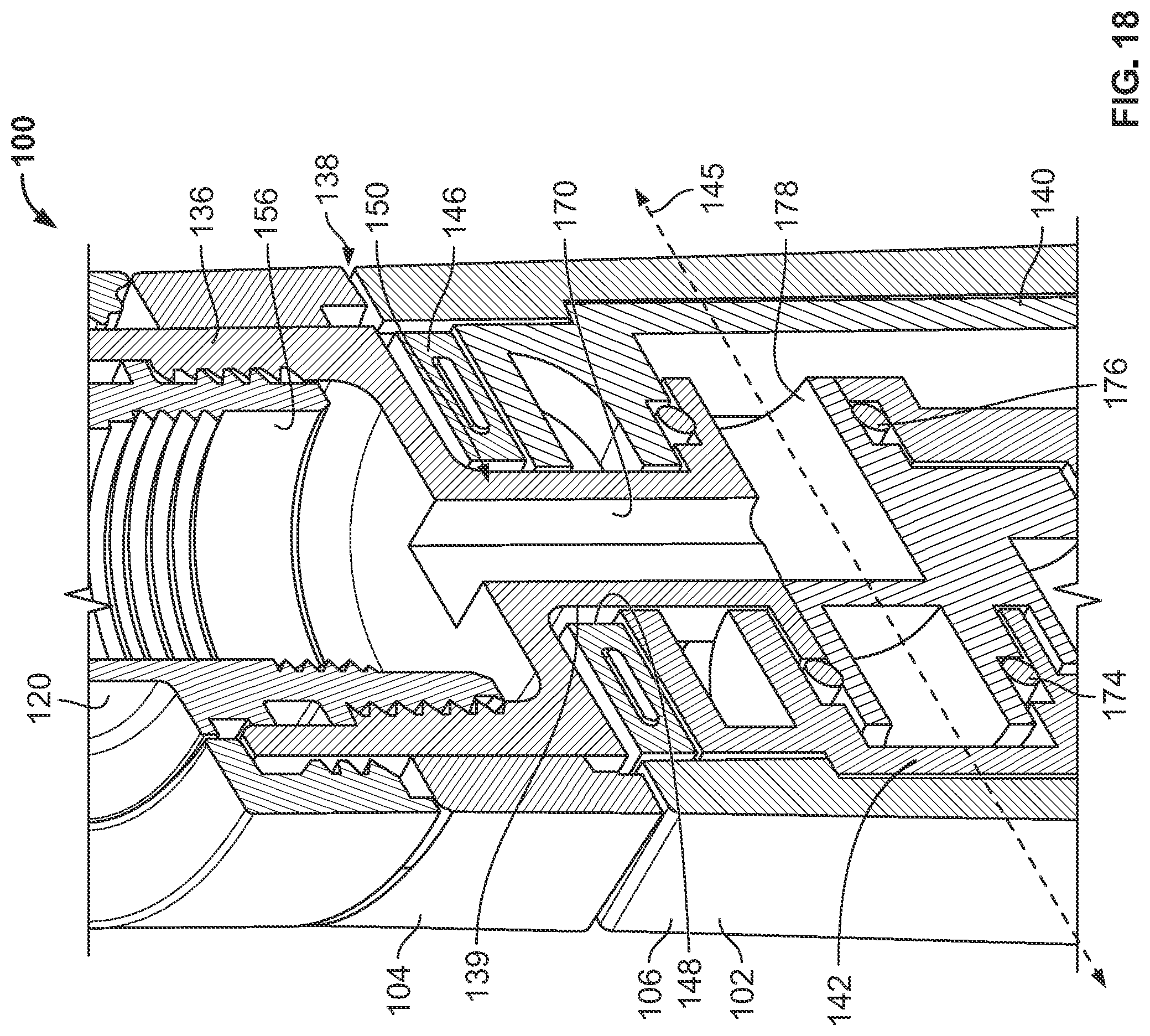 Patent US12297630 Figure 15 – Pivoting spray head faucet
