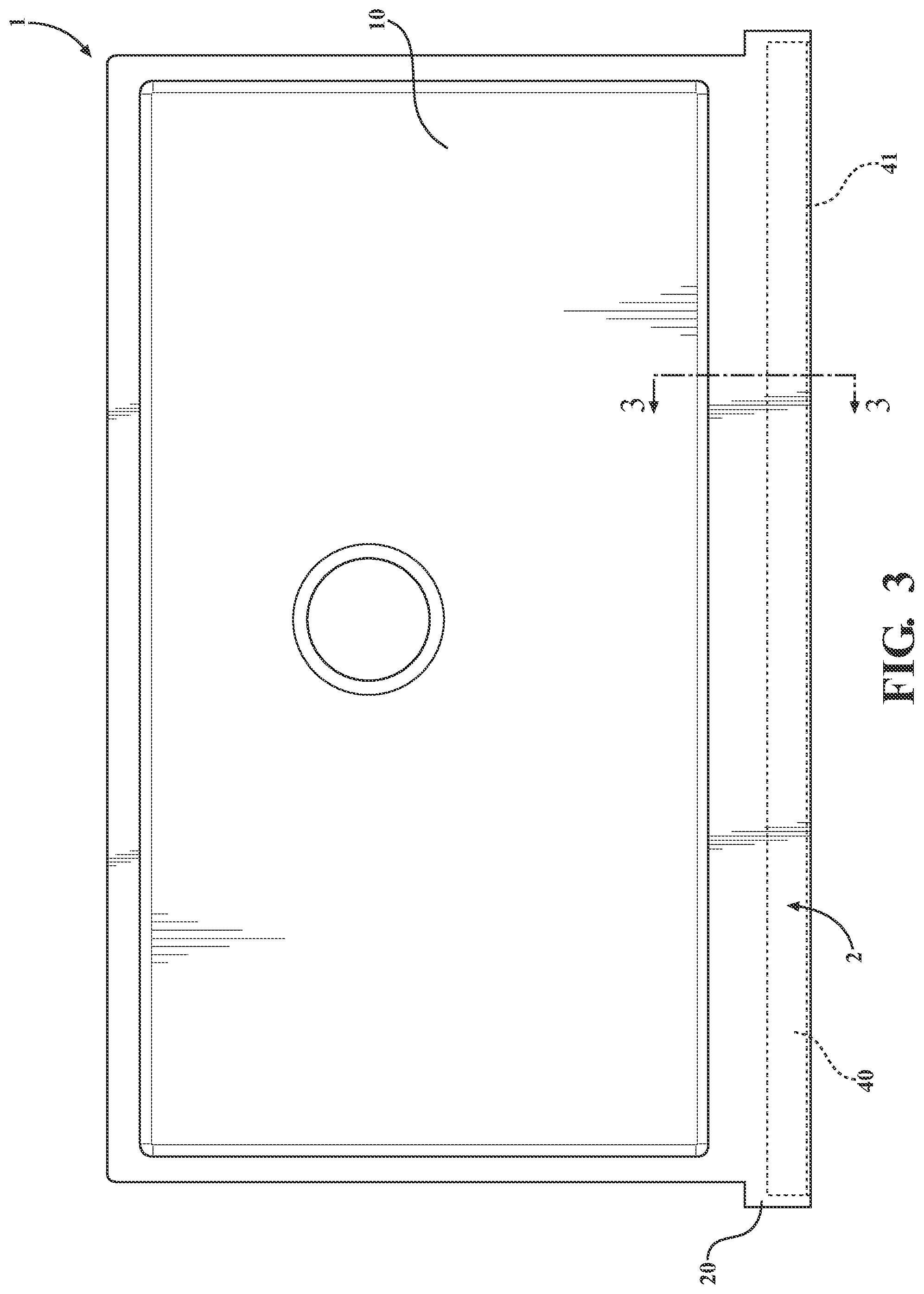 Patent US12297633 Figure 3 – Apron front sink with interchangeable faces