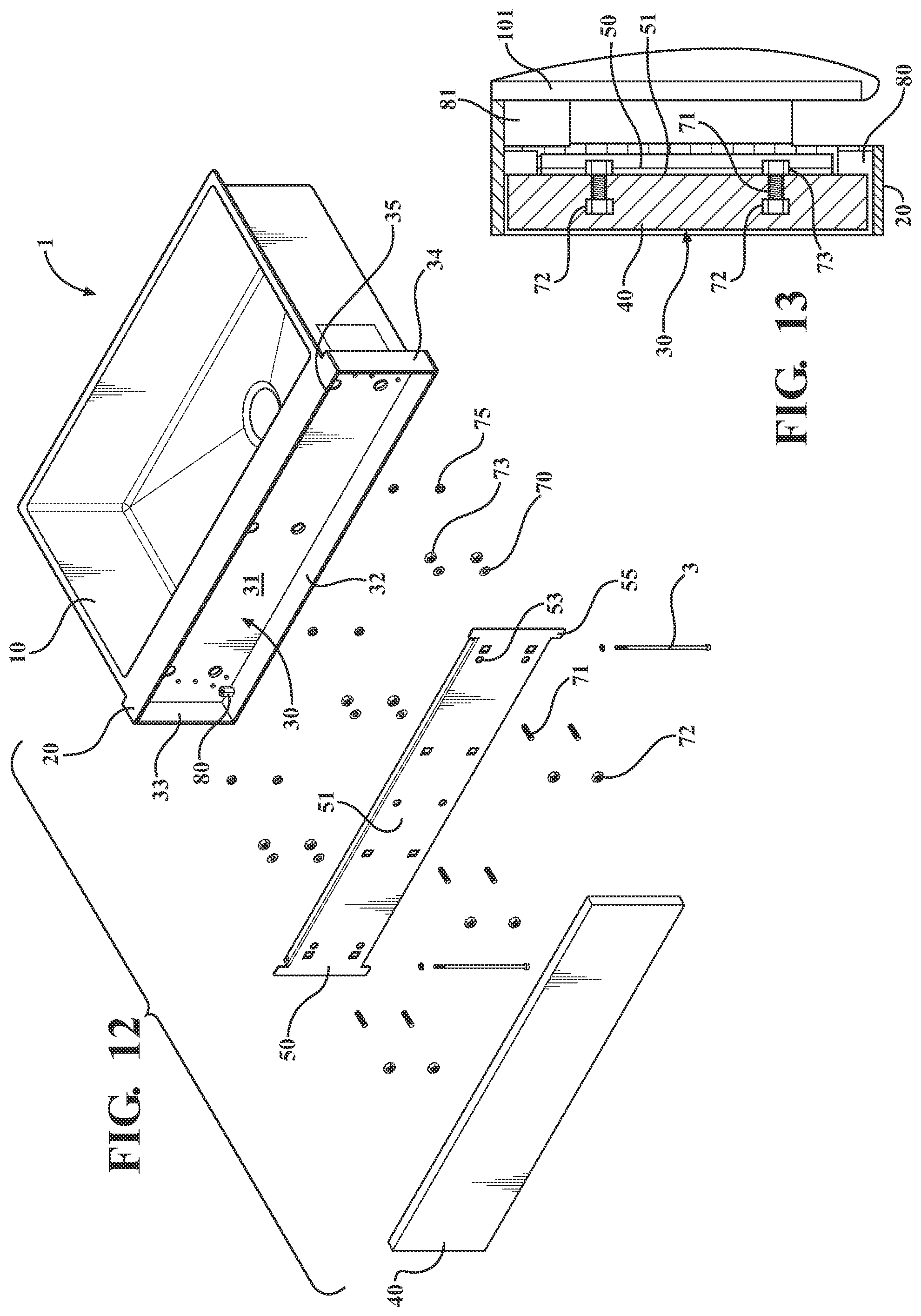 Patent US12297633 Figure 9 – Apron front sink with interchangeable faces