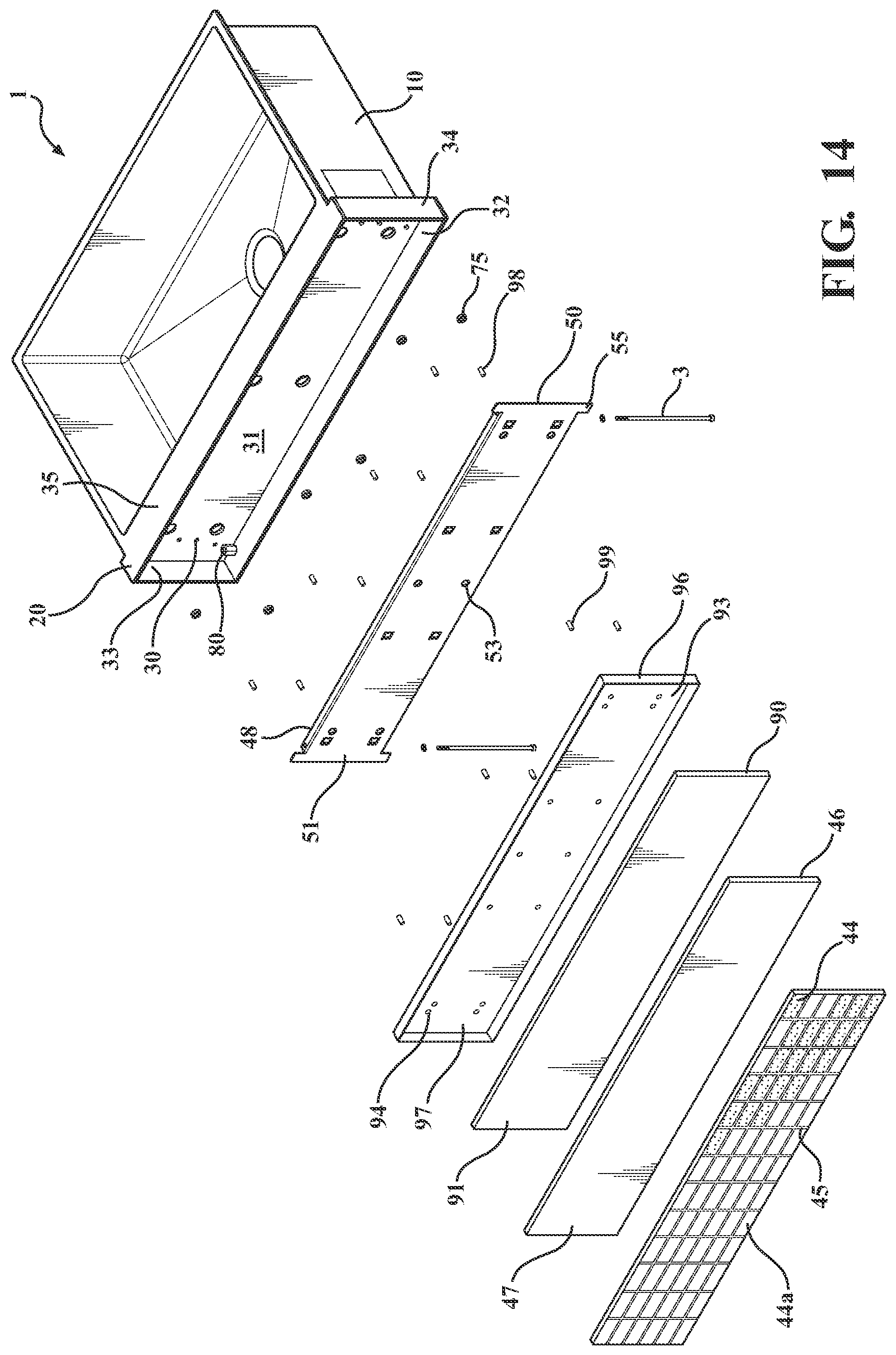 Patent US12297633 Figure 10 – Apron front sink with interchangeable faces