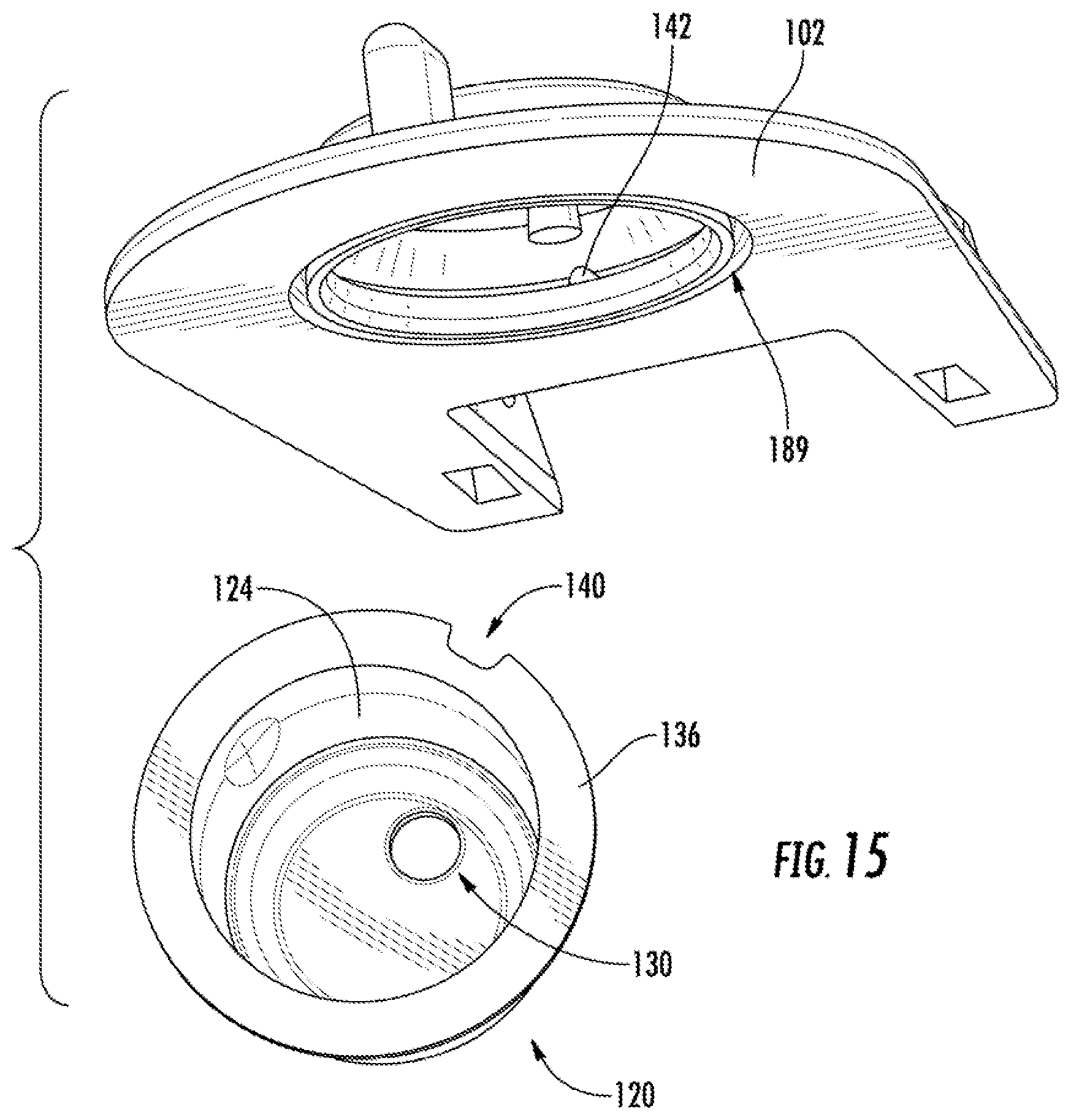 Patent US12297634 Figure 11 – Adjustable toilet flapper valve assembly