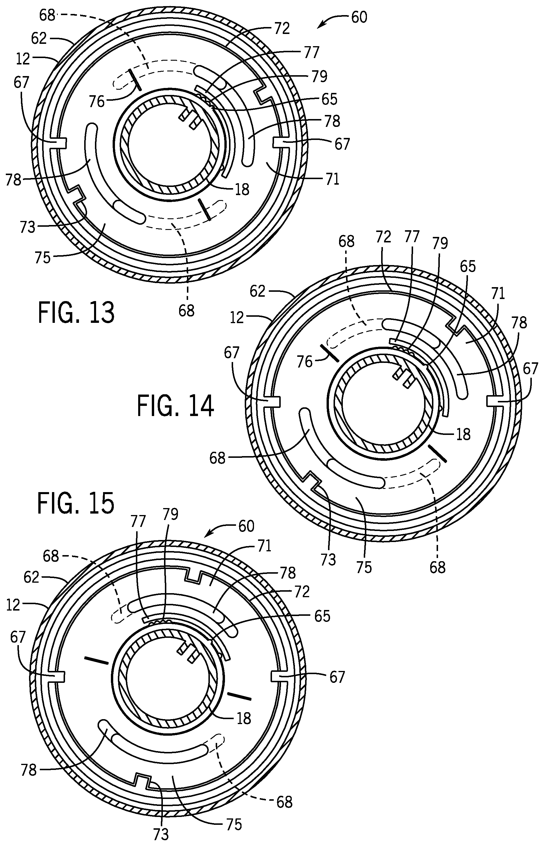 Patent US12297635 Figure 7 – Base for universal slide style float and assembly