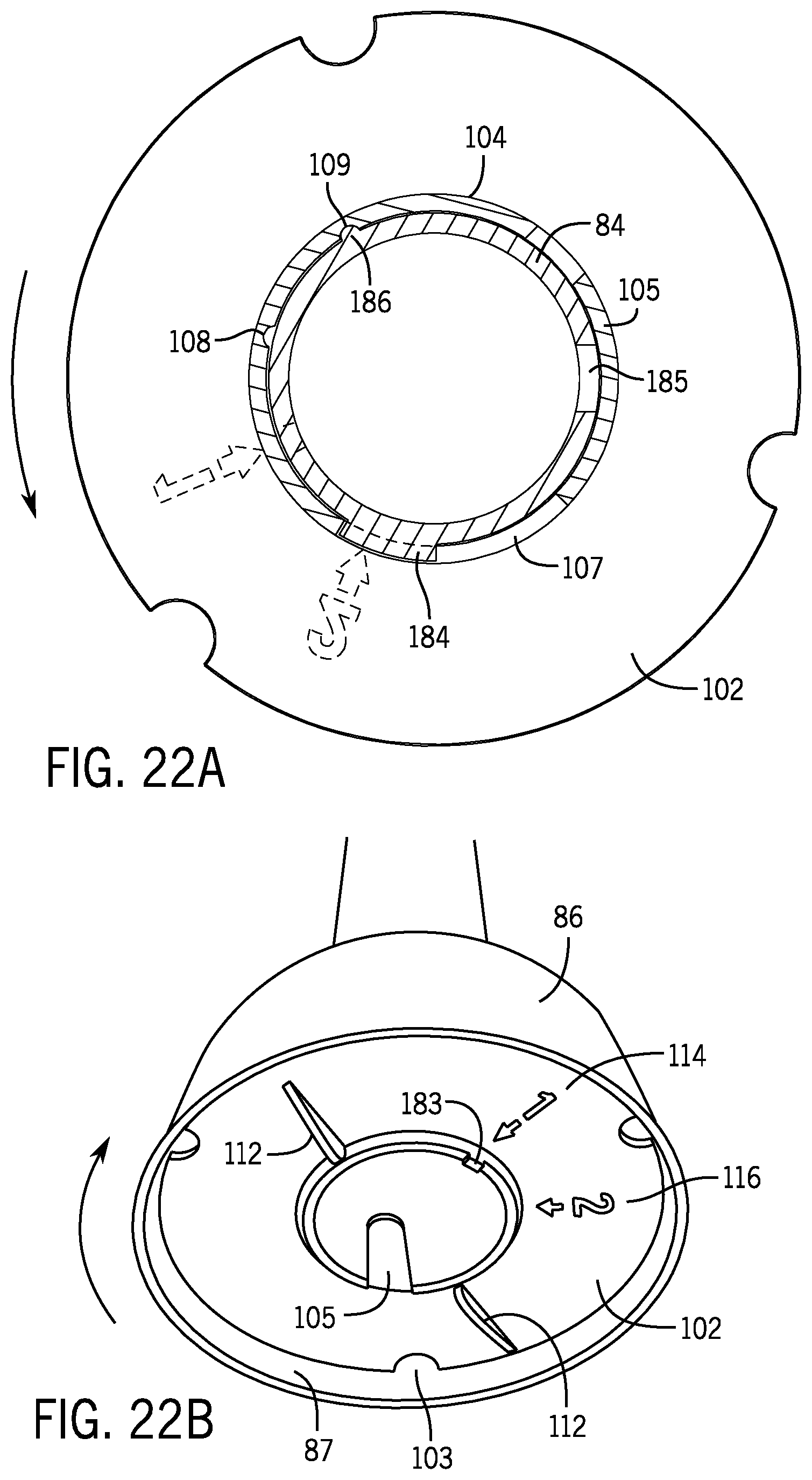 Patent US12297635 Figure 11 – Base for universal slide style float and assembly