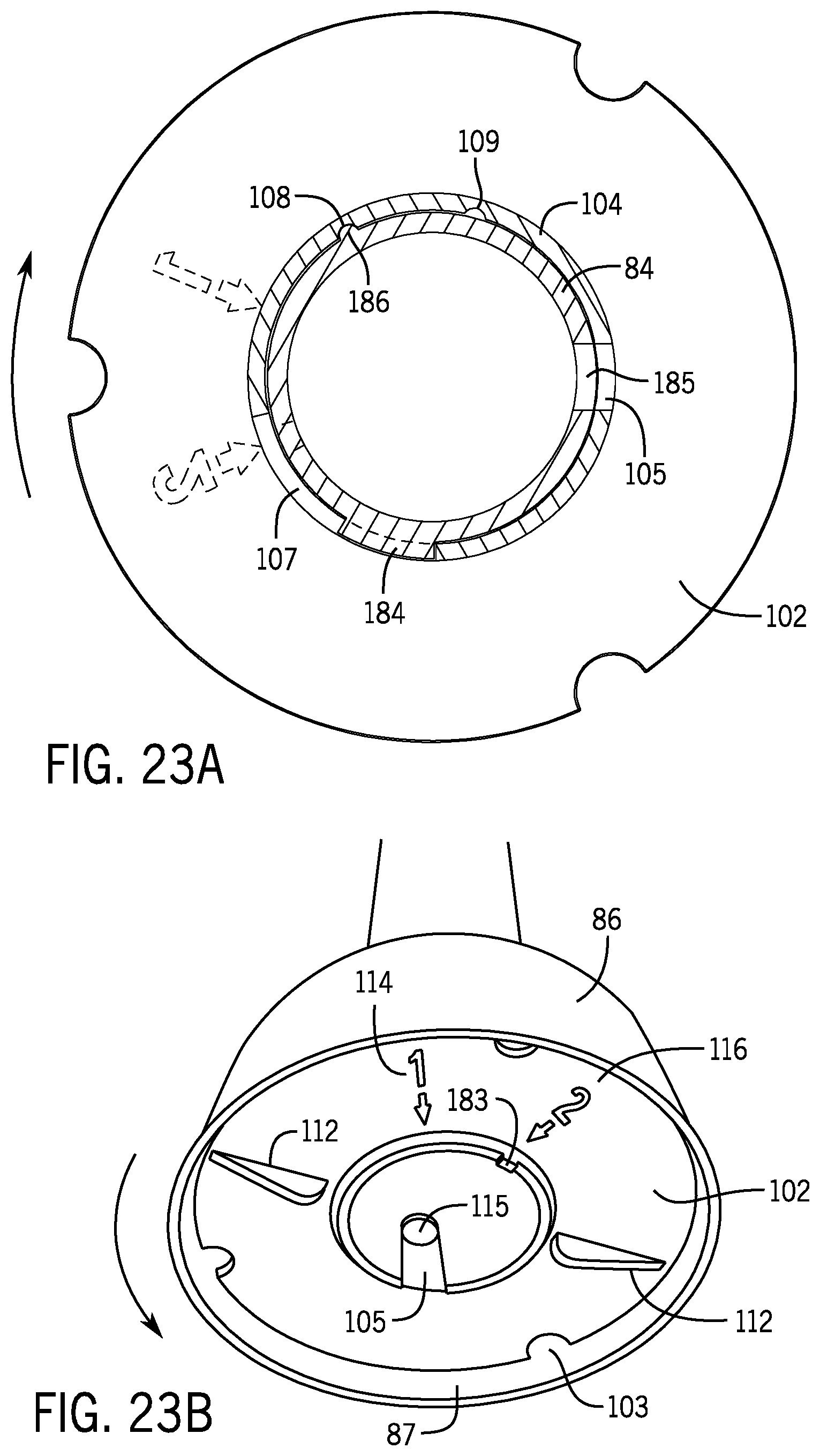 Patent US12297635 Figure 12 – Base for universal slide style float and assembly