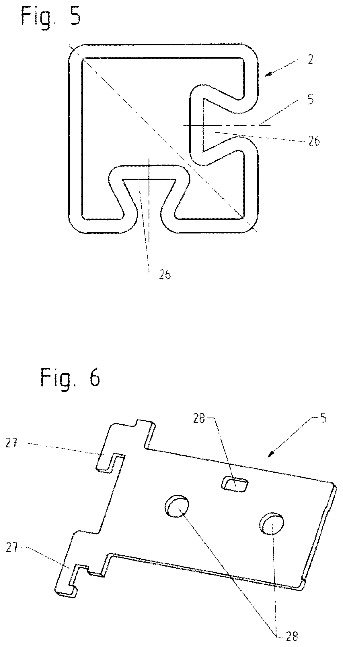 Patent US12297638 Figure 5 – Frame, basic framework, module, profile and set of structural elements for modular construction and a modular-construction building