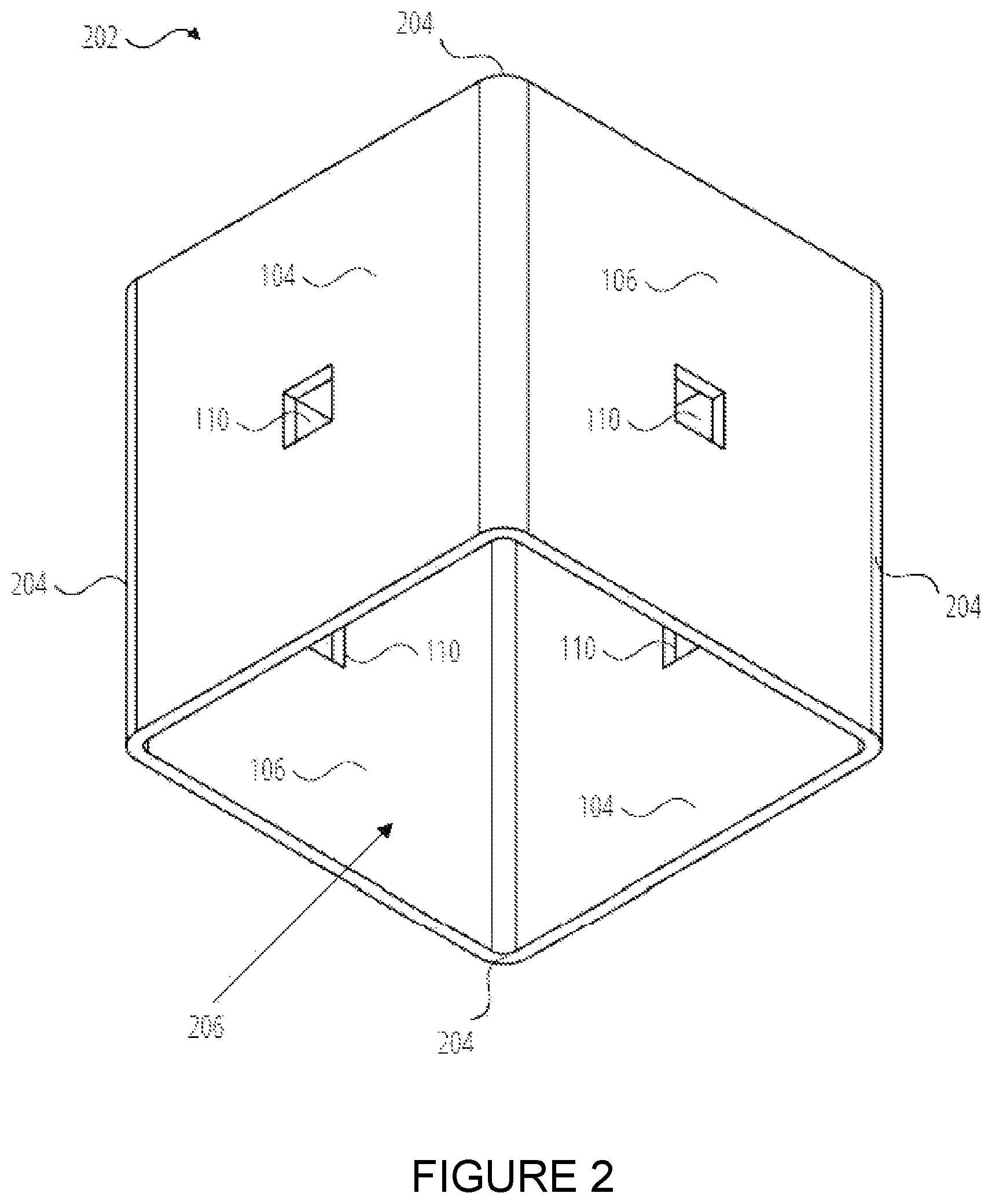 Patent US12297639 Figure 2 – Articulating support bracket