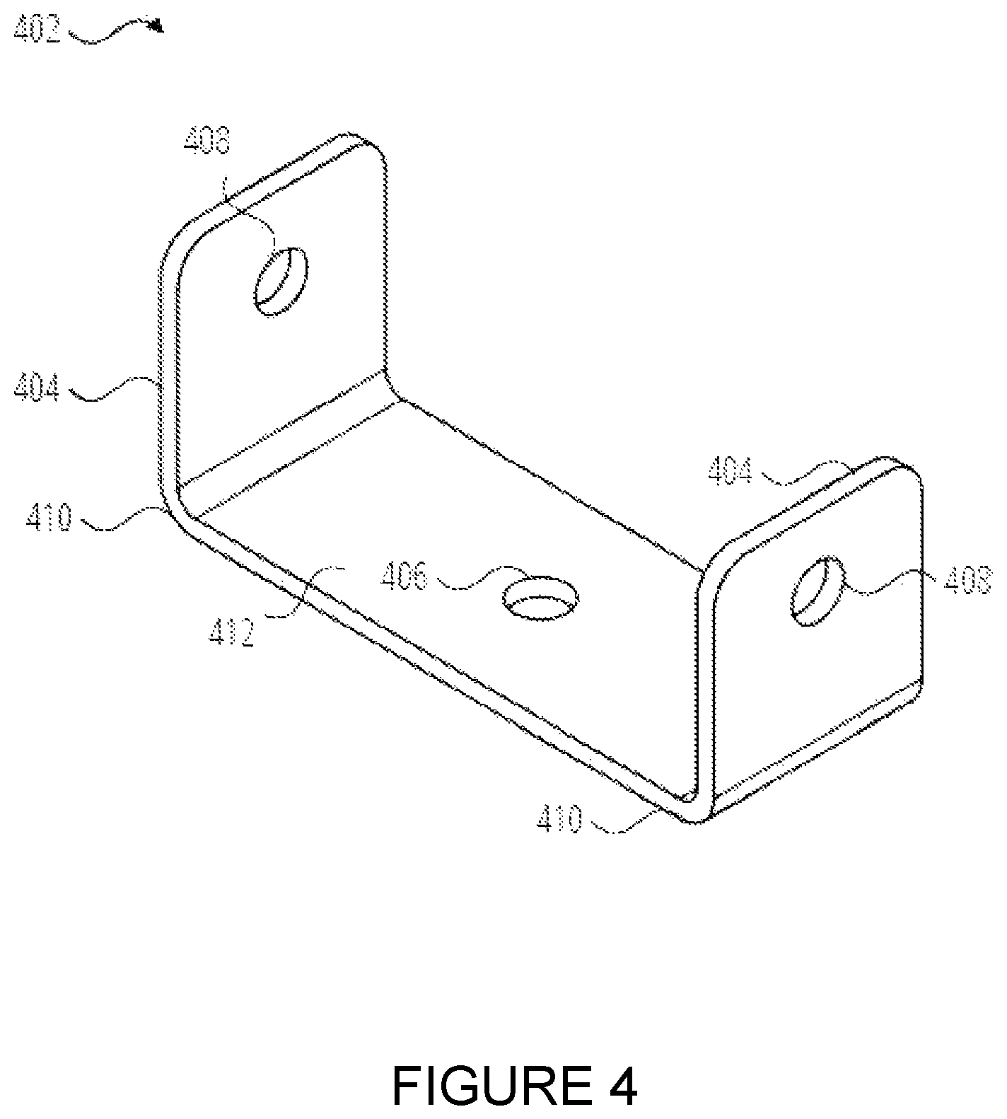Patent US12297639 Figure 4 – Articulating support bracket