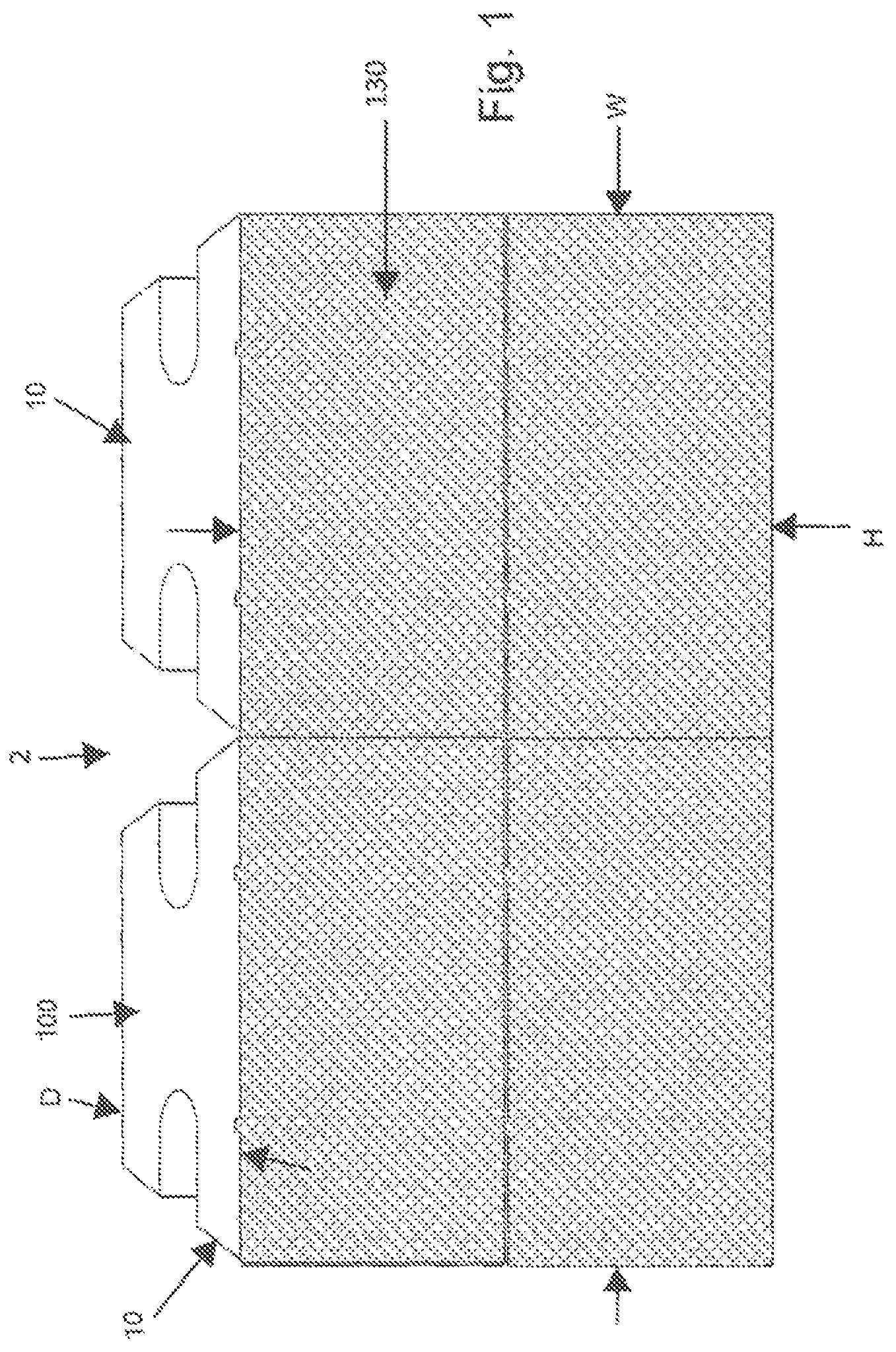 Patent US12297641 Figure 1 – Cast stone corner hardscaping block