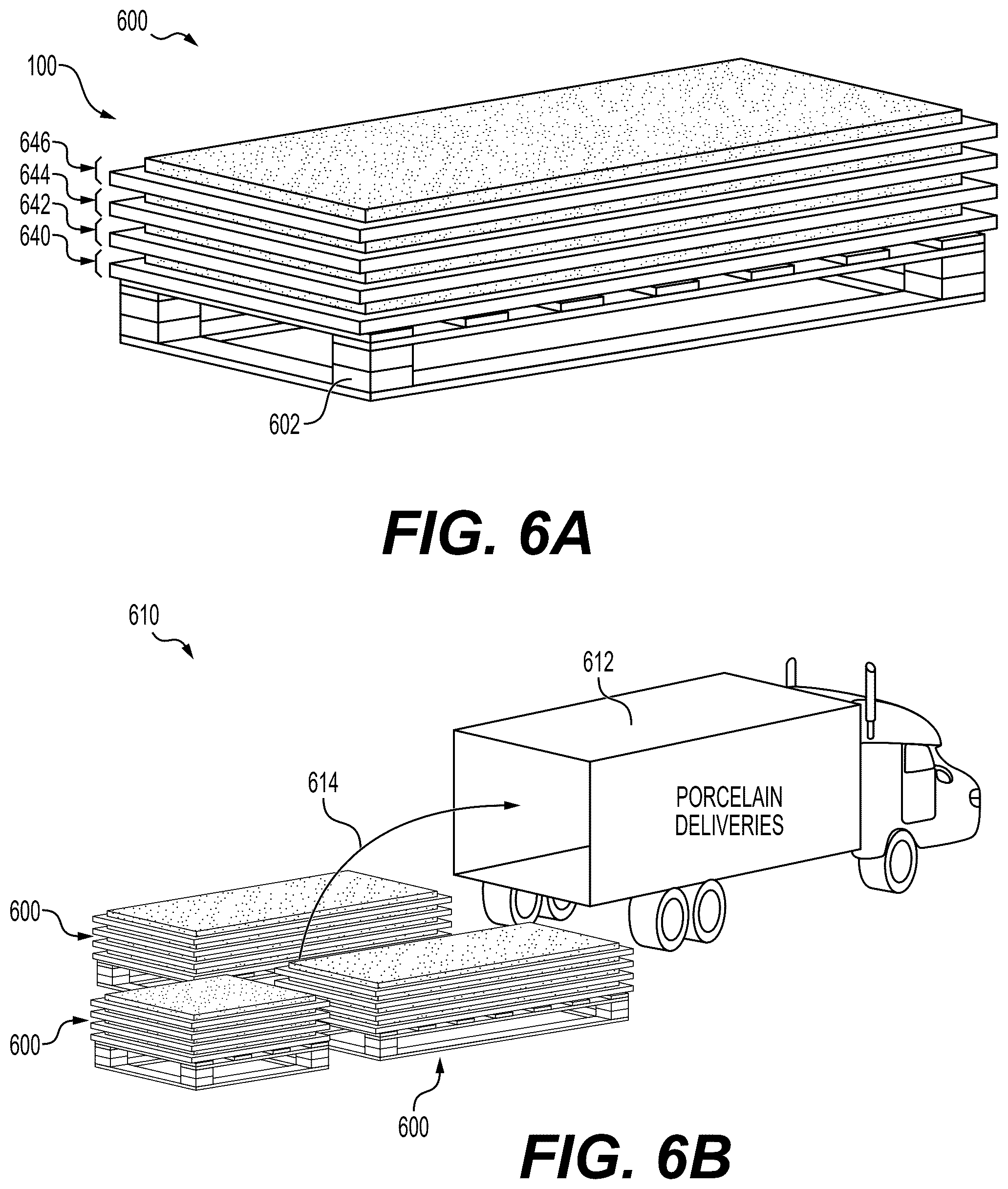 Patent US12297646 Figure 7 – Reinforced porcelain panel product fabrication methods for enhanced structural protection