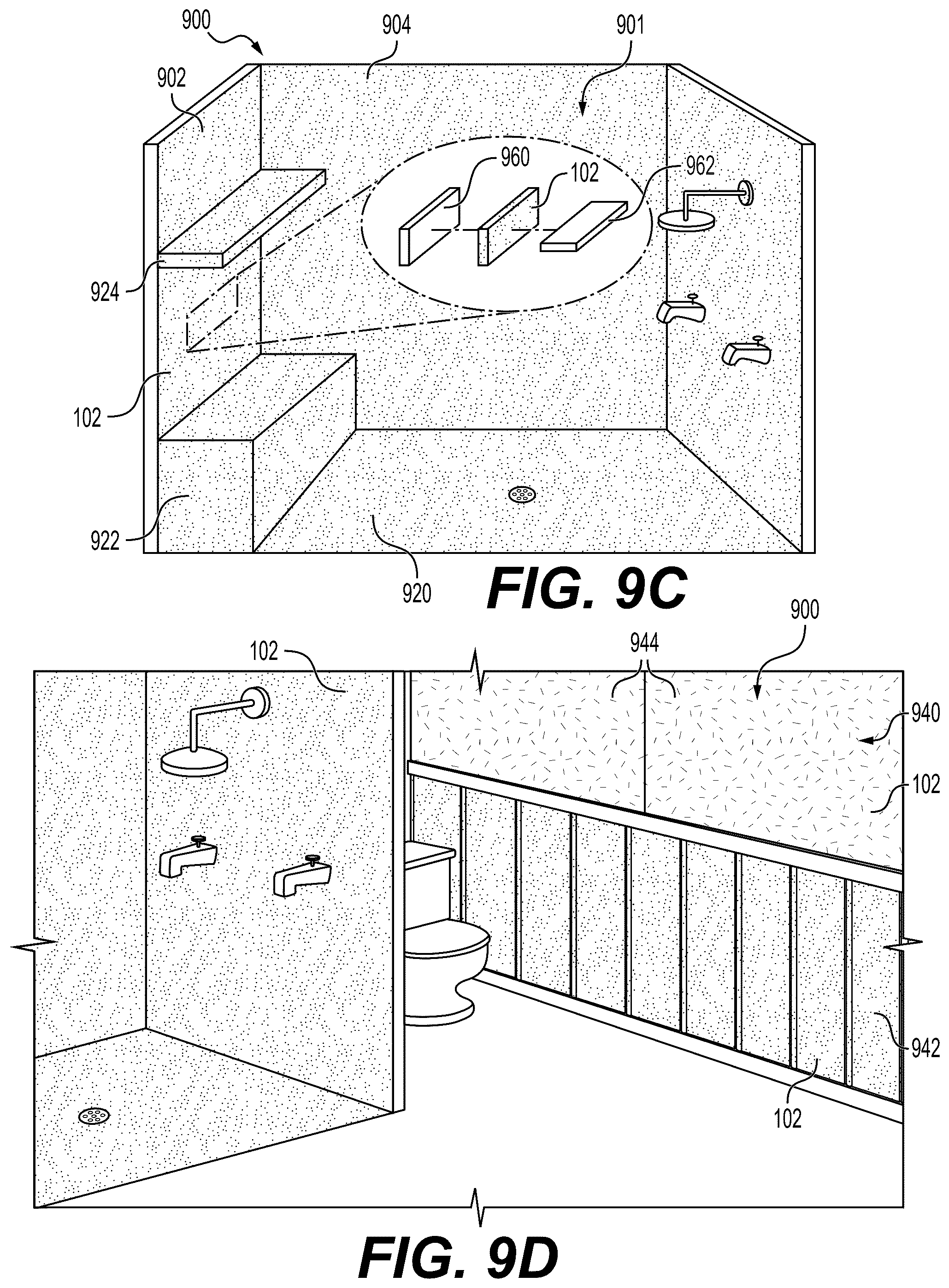 Patent US12297646 Figure 14 – Reinforced porcelain panel product fabrication methods for enhanced structural protection