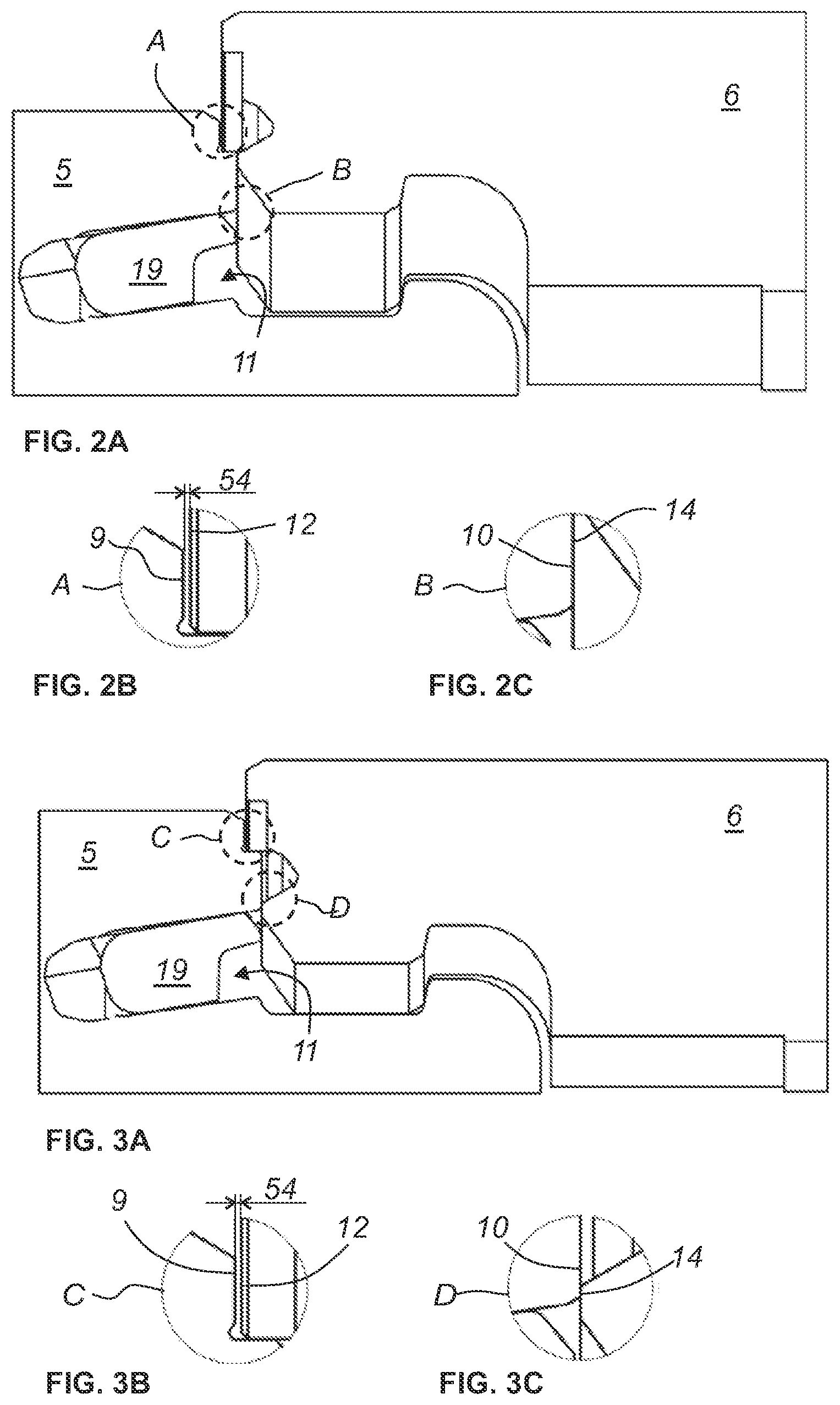 Patent US12297648 Figure 2 – Set of panels with mechanical positioning means
